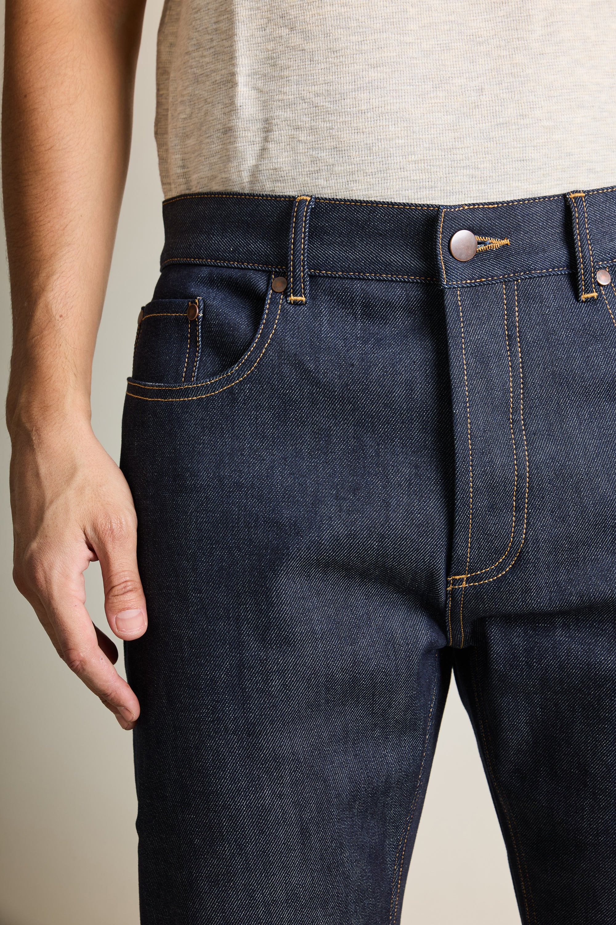 Blue selvedge jeans