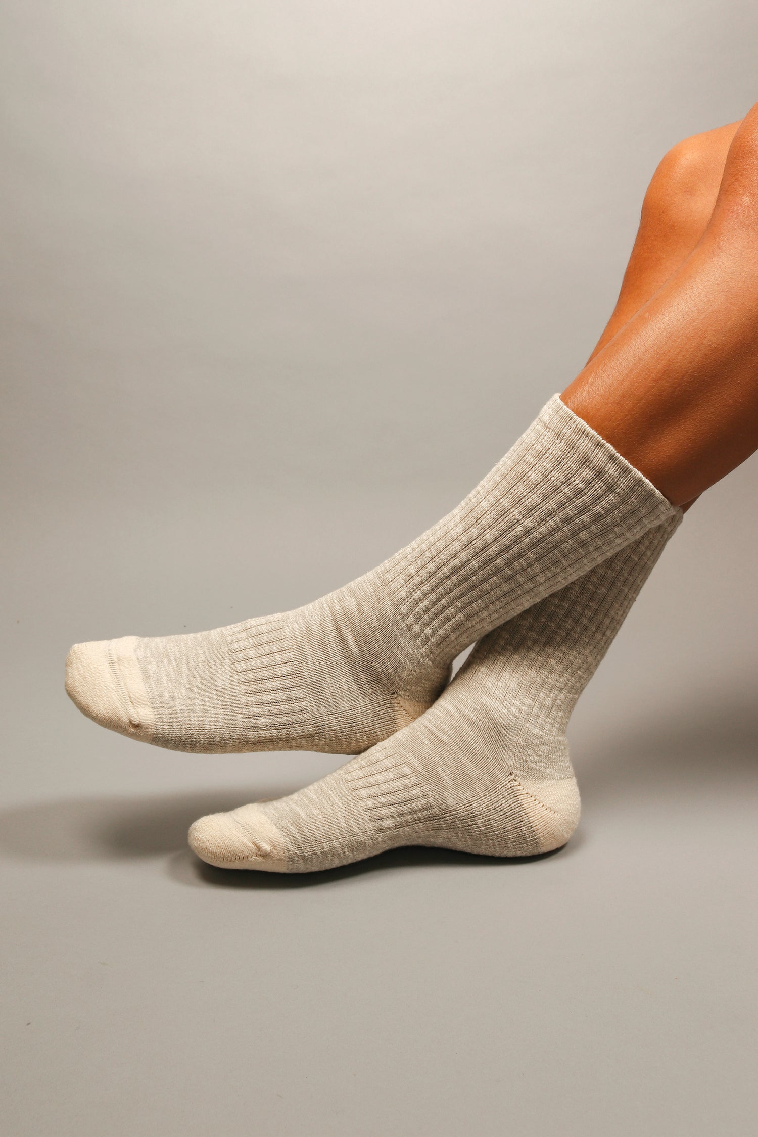 Chaussettes flammées grises