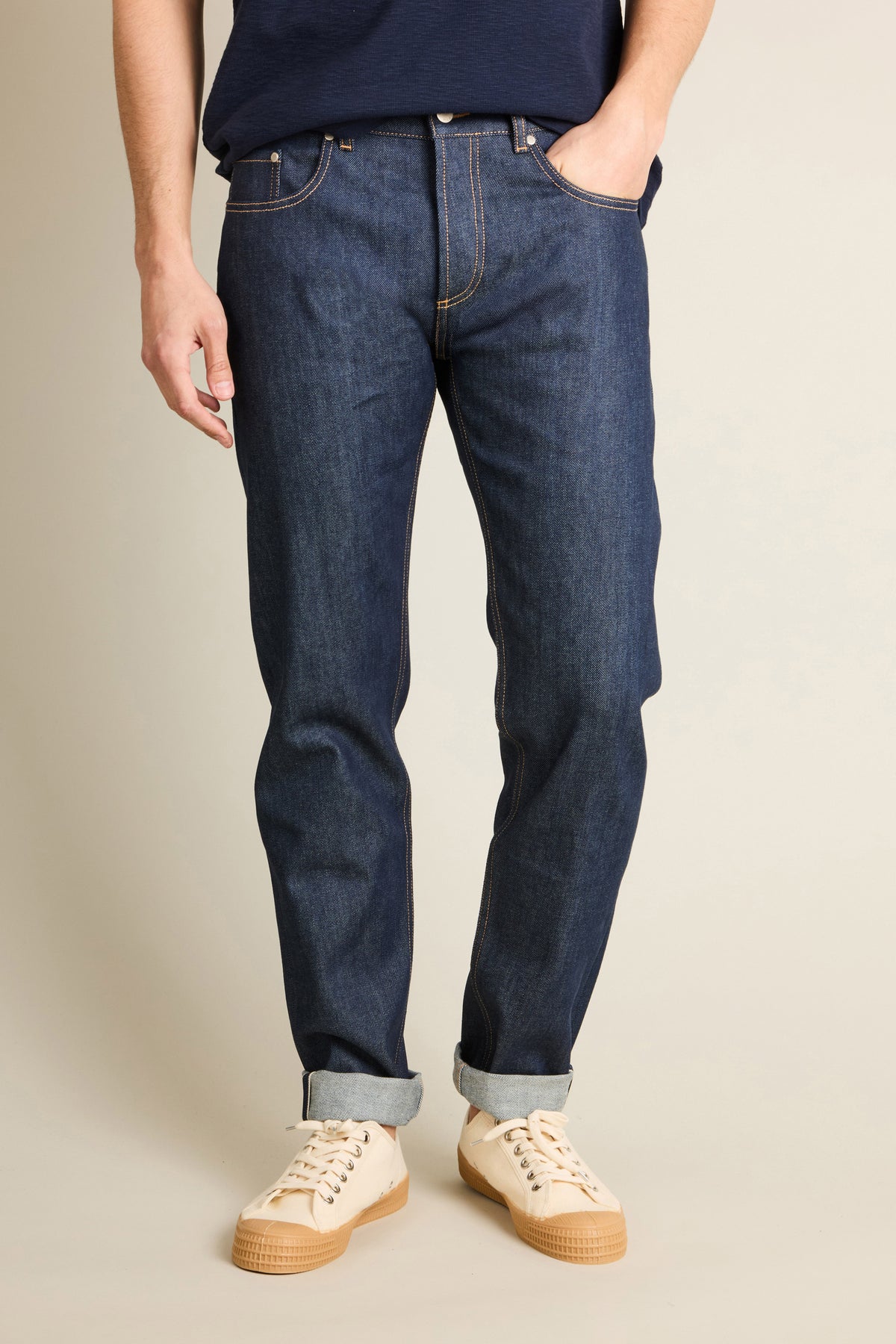 Jean selvedge bleu