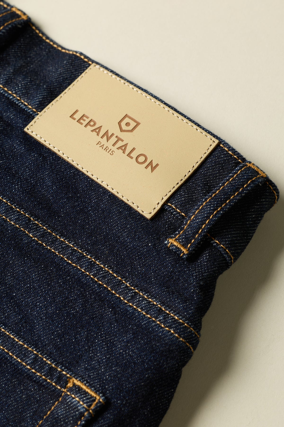 Raw straight jeans