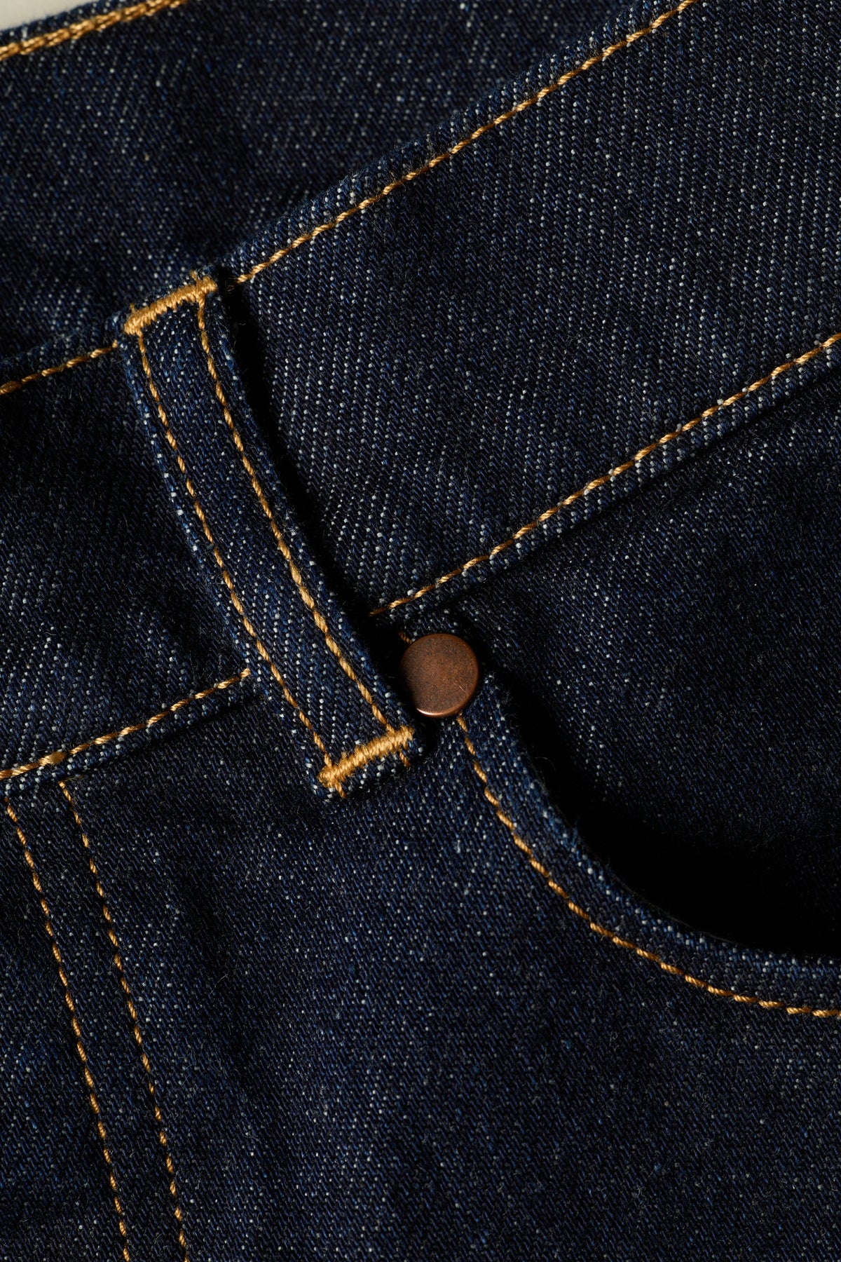 Raw straight jeans