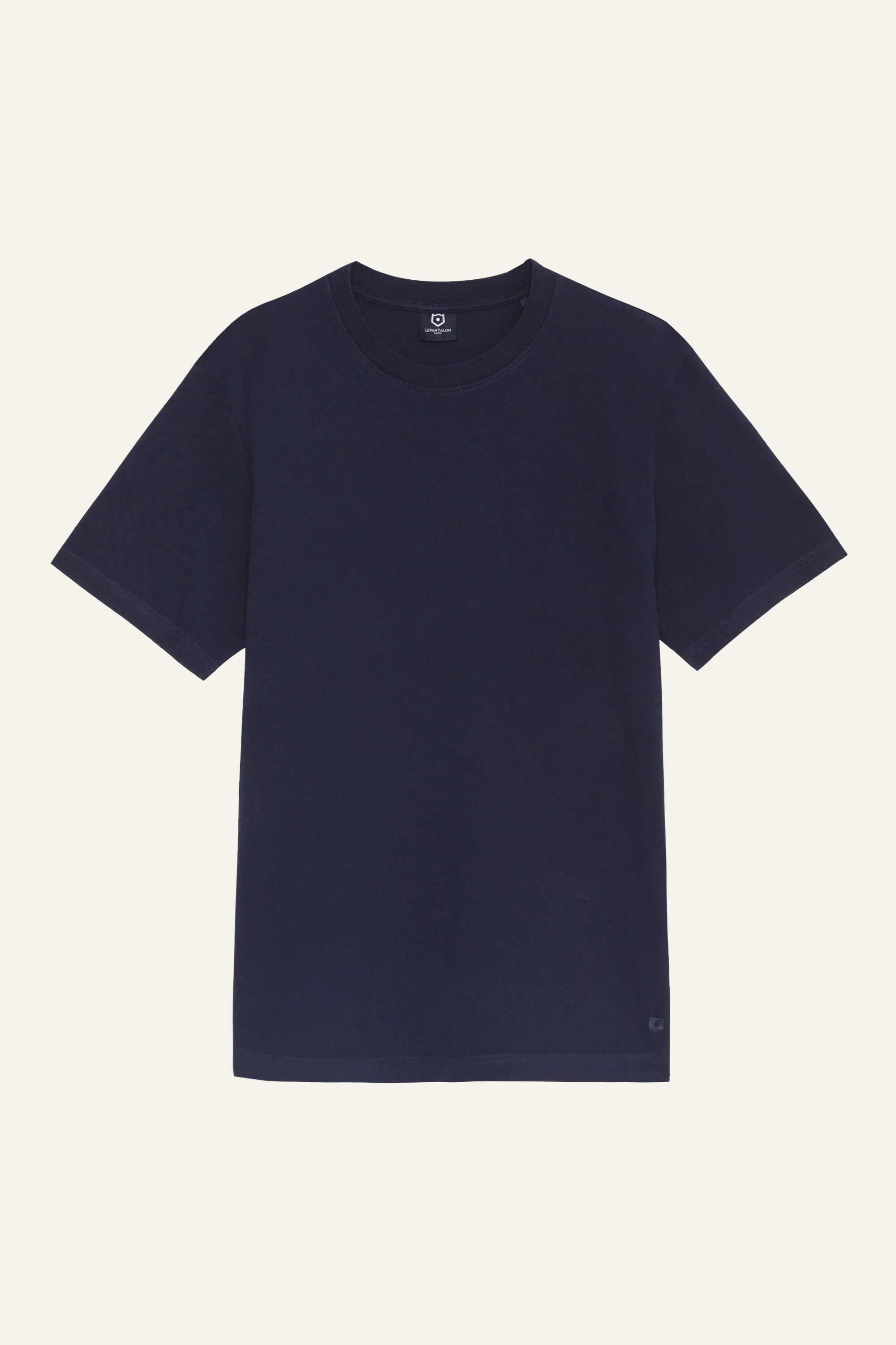 Navy Blue Unisex Cotton T-shirt | LePantalon