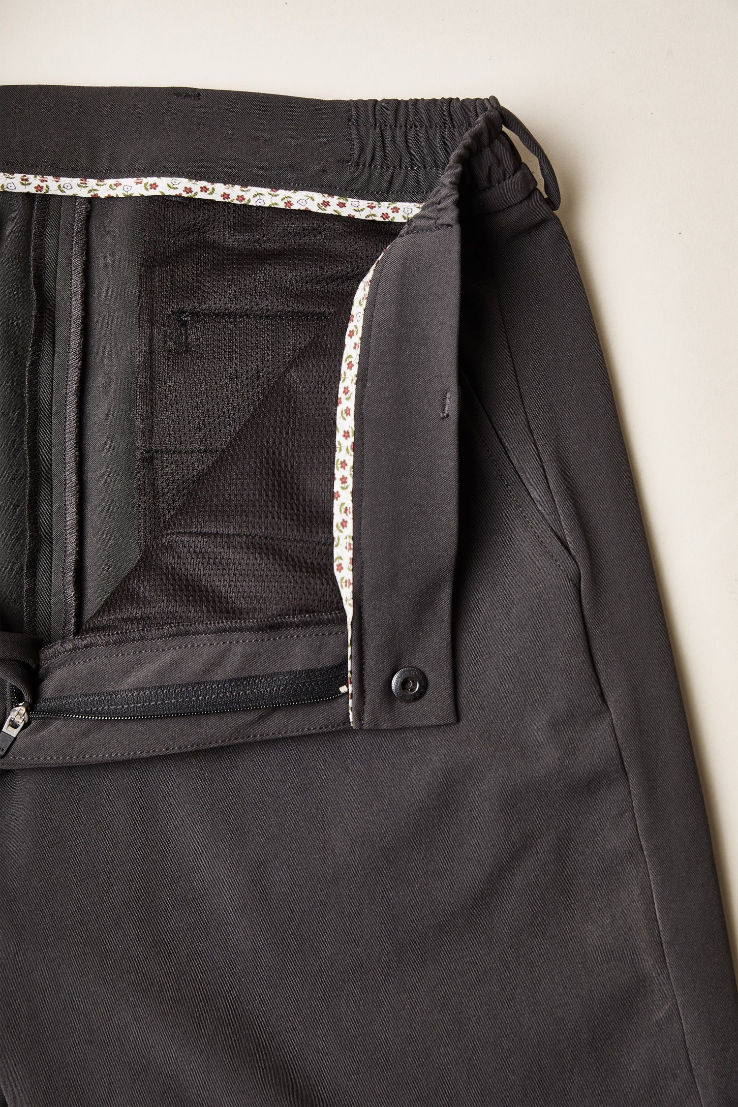 Charcoal gray technical chinos v2