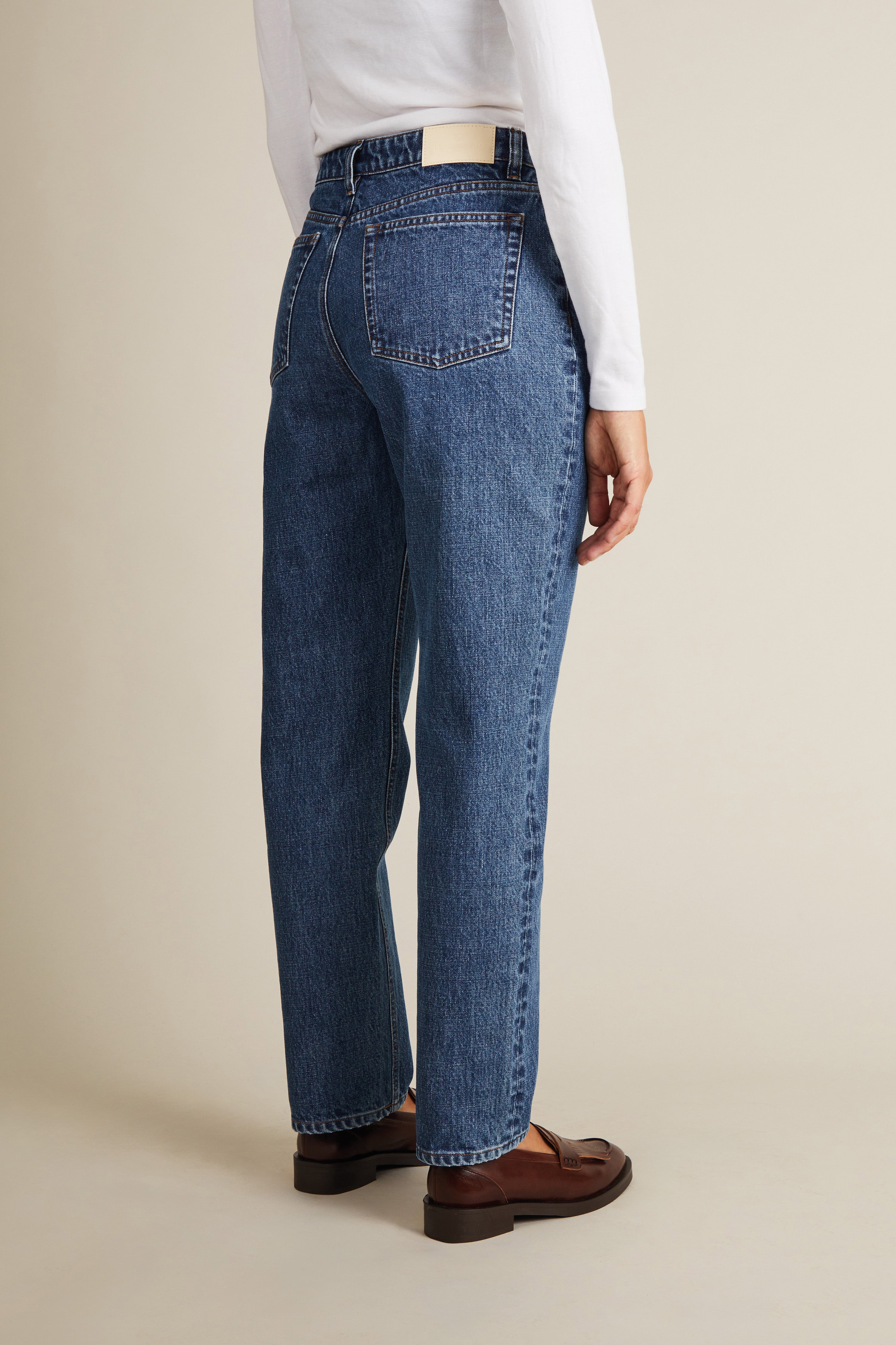 Blue Straight Jeans