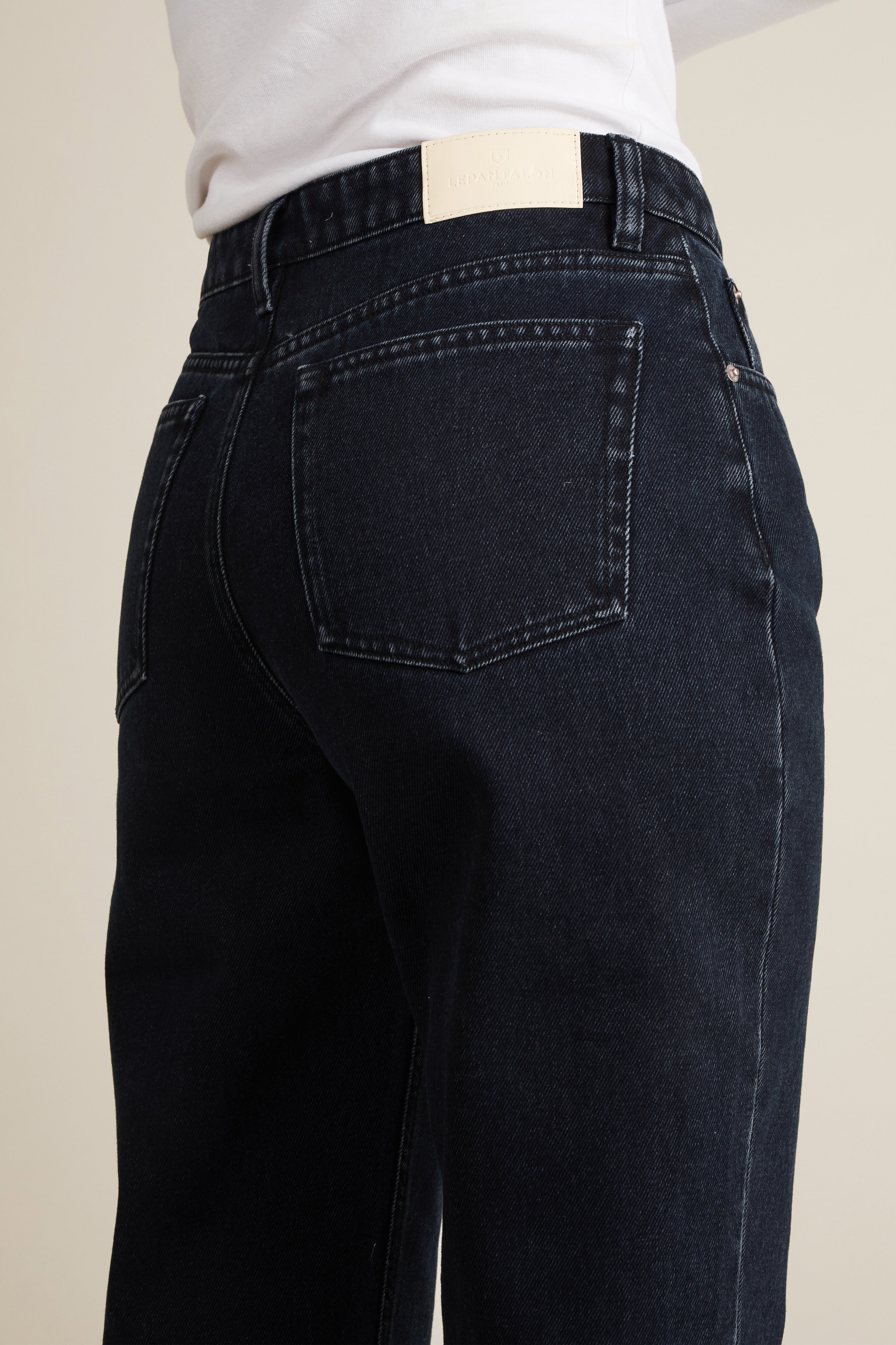 Black Straight Jeans