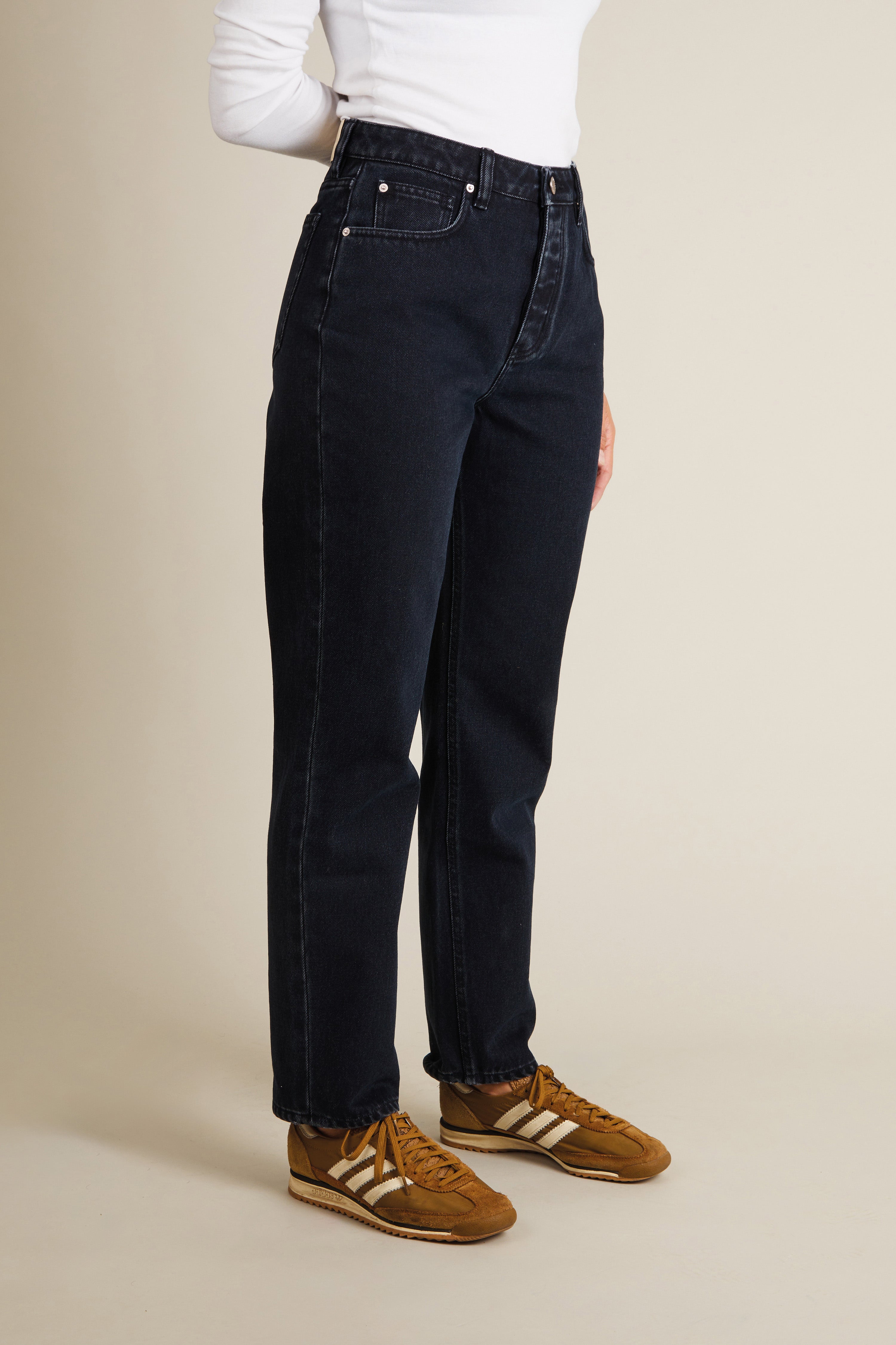 Black Straight Jeans