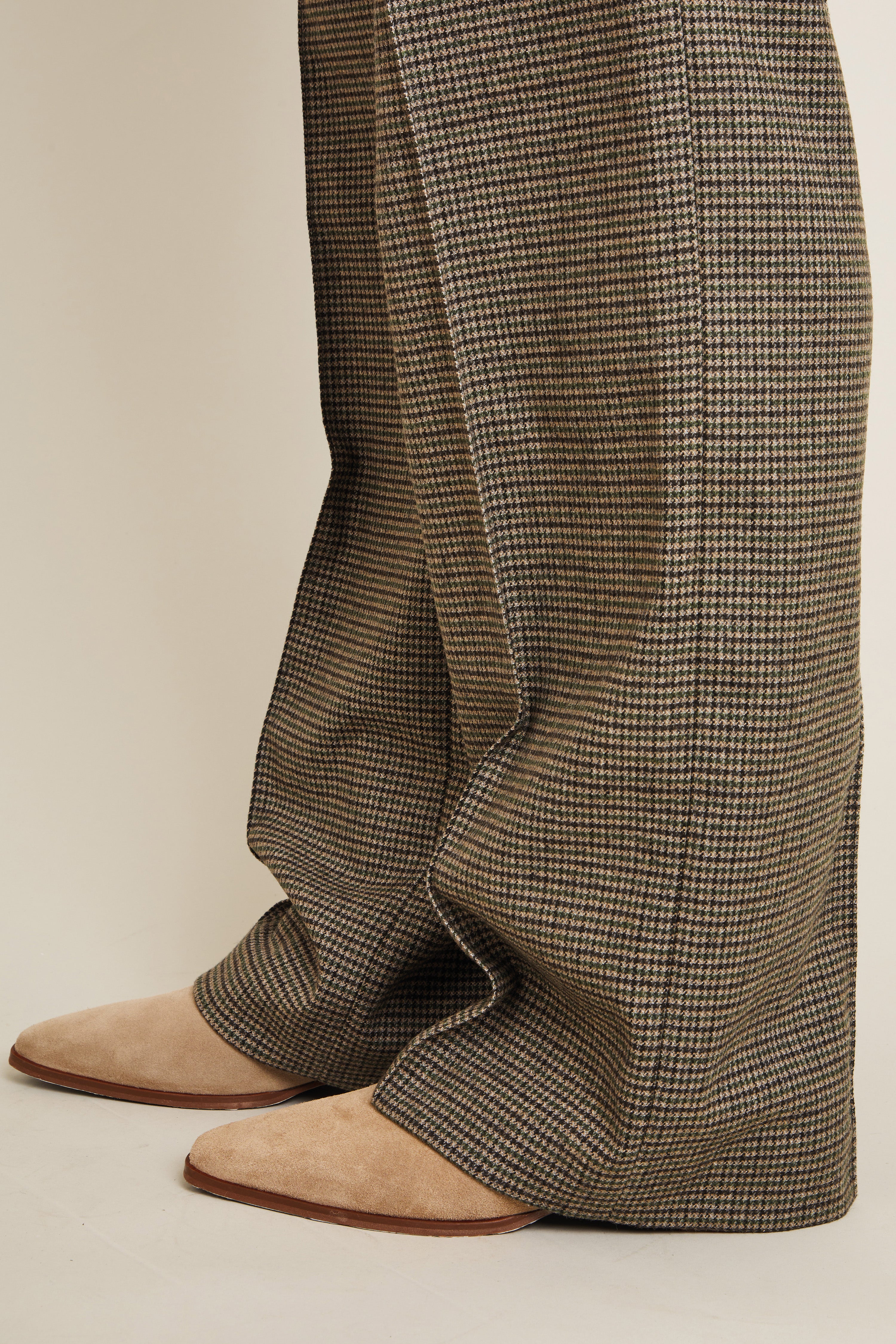 Pantalon poches plaquées pied de puce