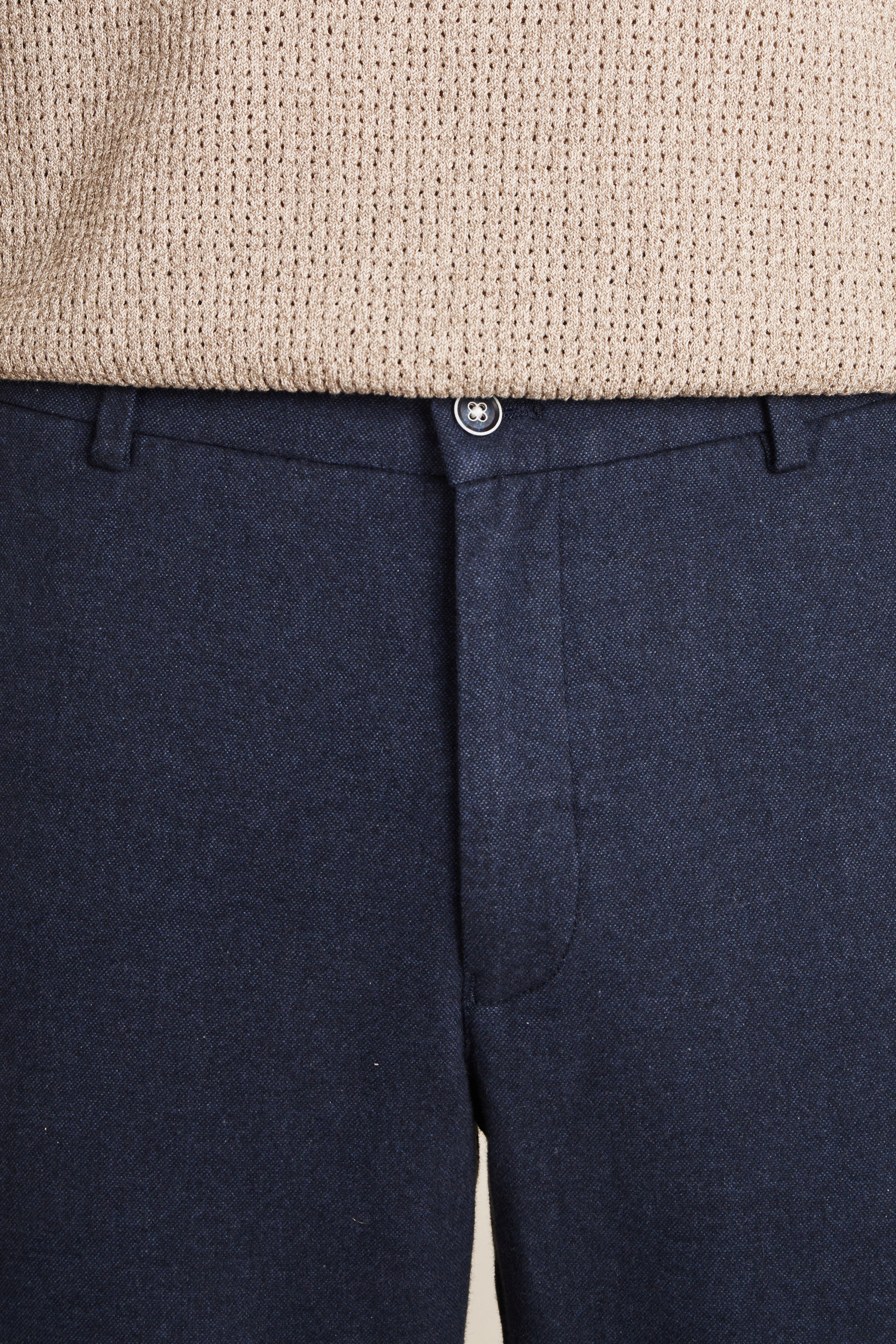 Chino chaud bleu marine