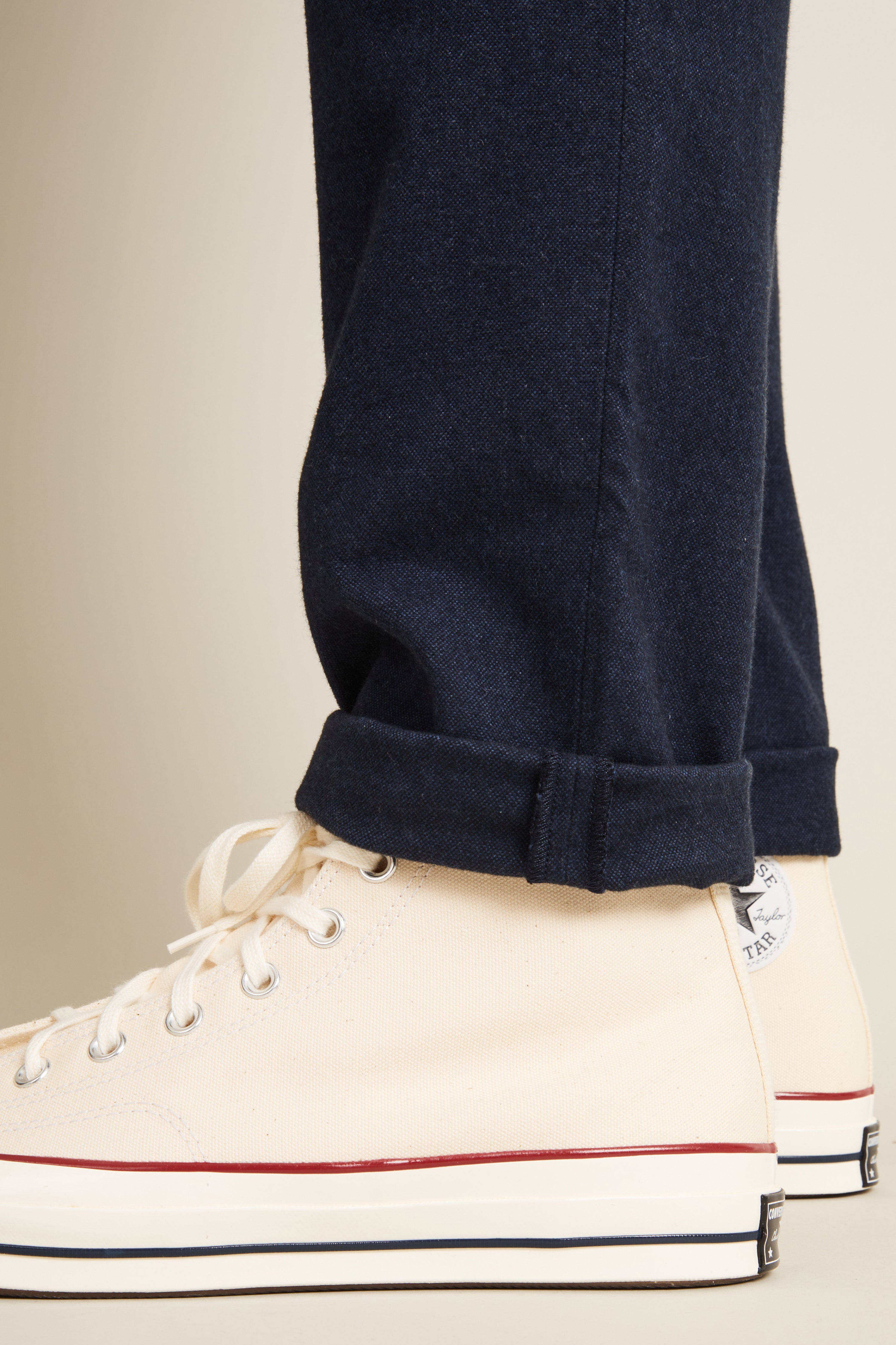 Chino chaud bleu marine