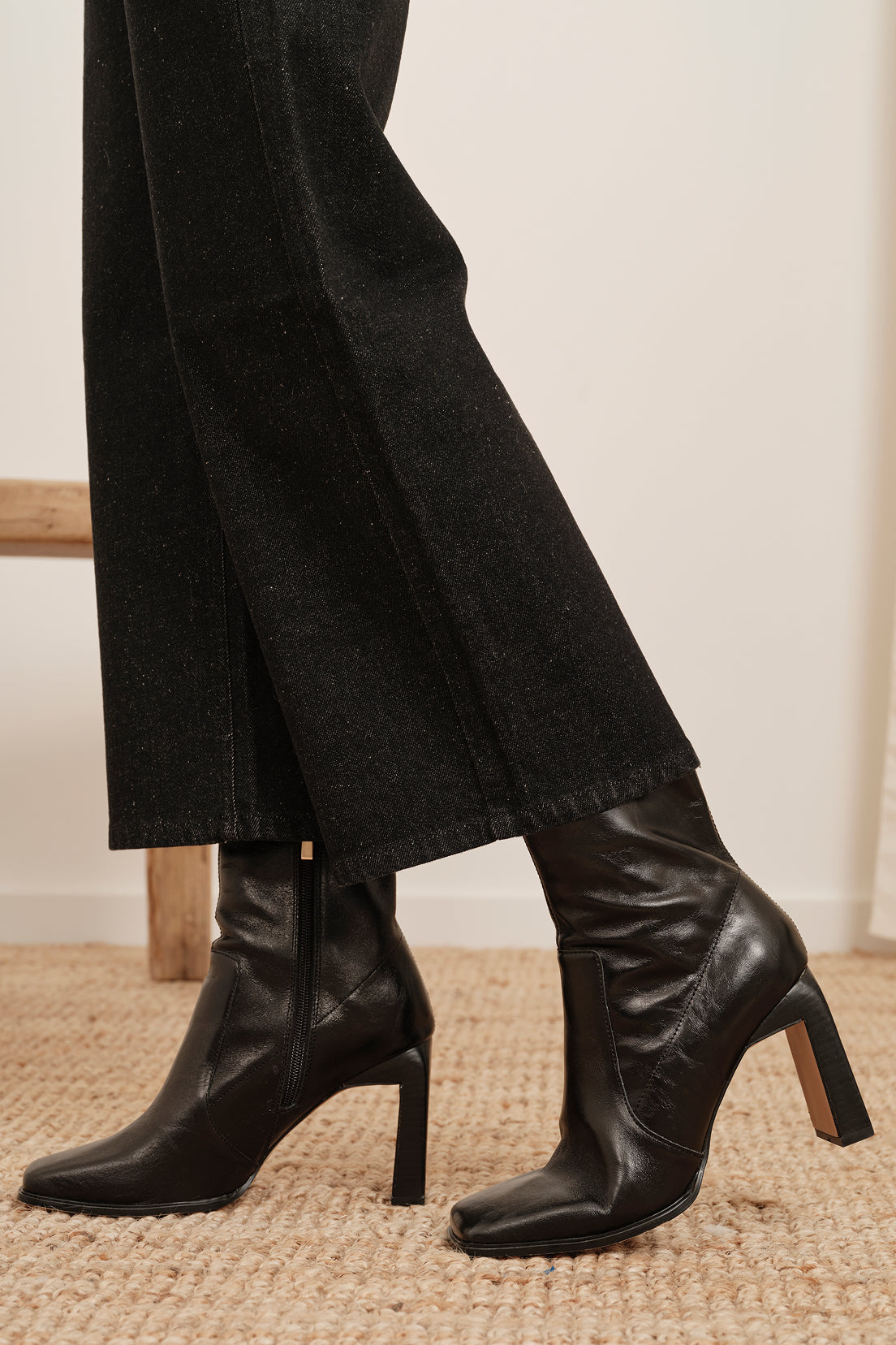 Jean Flare Vintage Noir