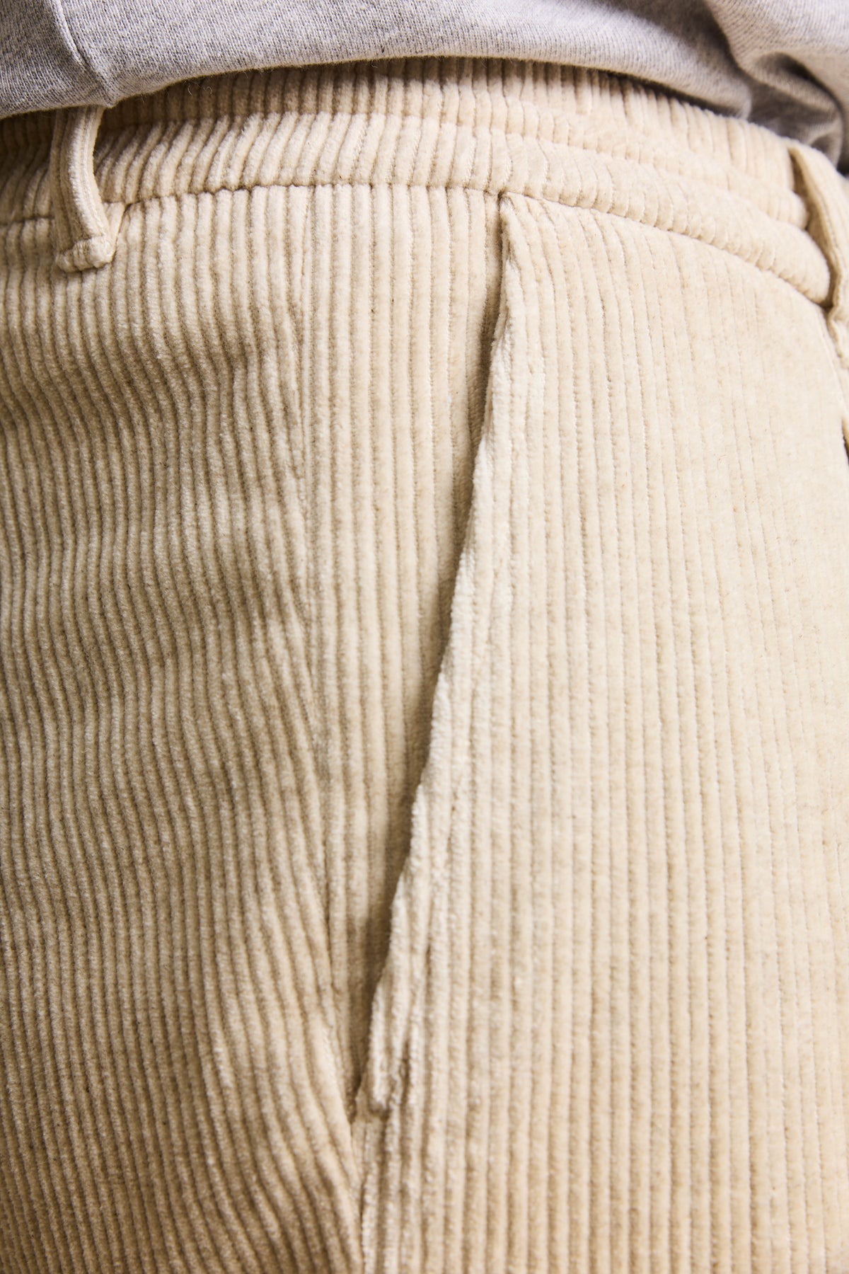 Easy natural velvet joggers