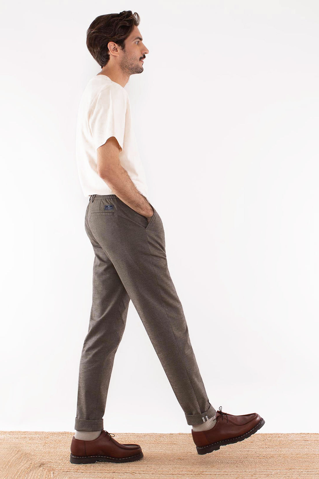 Pantalon Chaud Beige