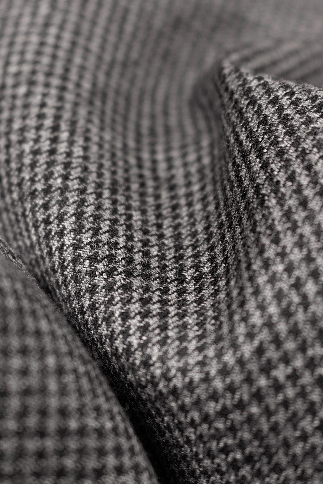 Pantalon Flanelle Pied-de-poule Gris v1