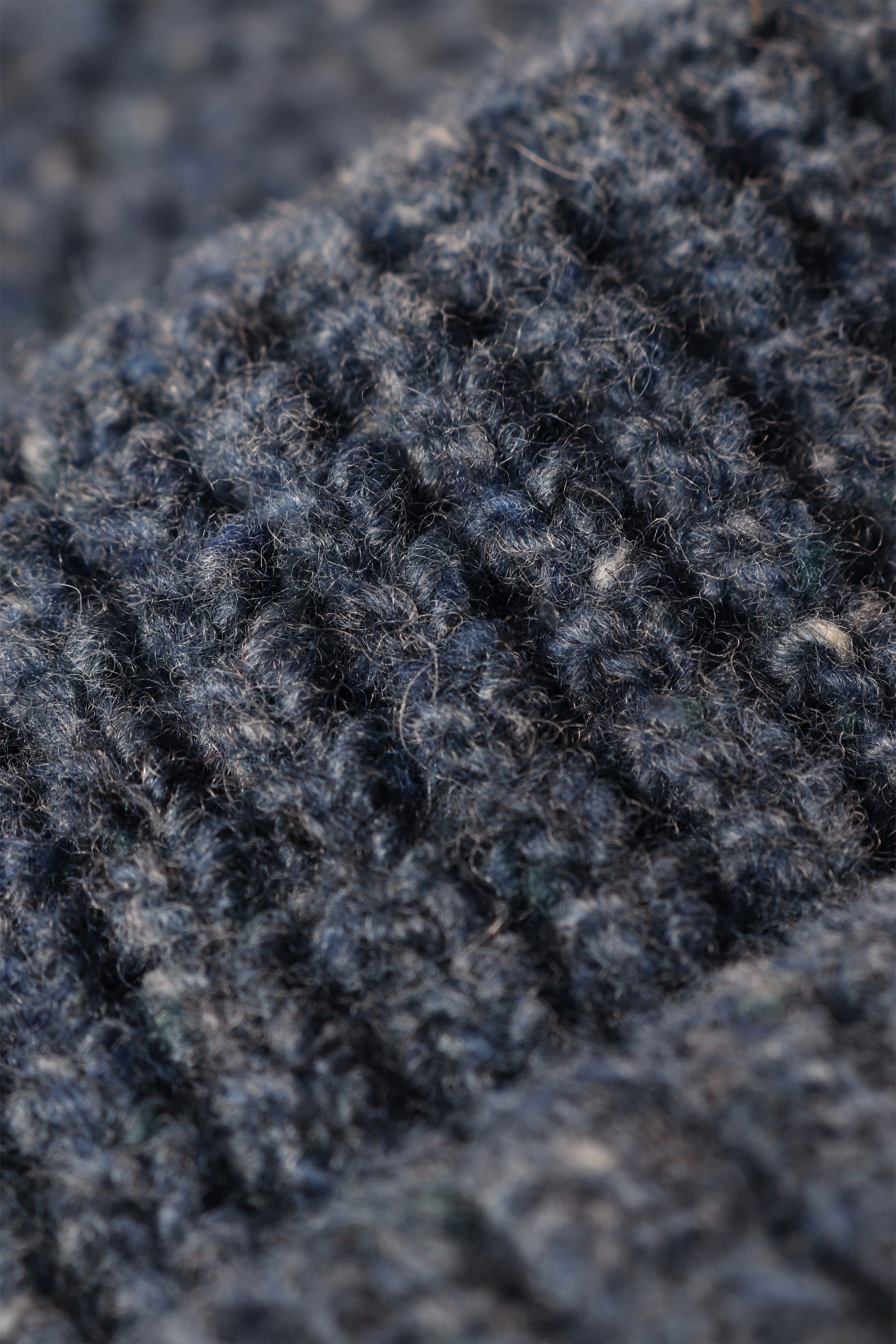 Bonnet en laine bleu