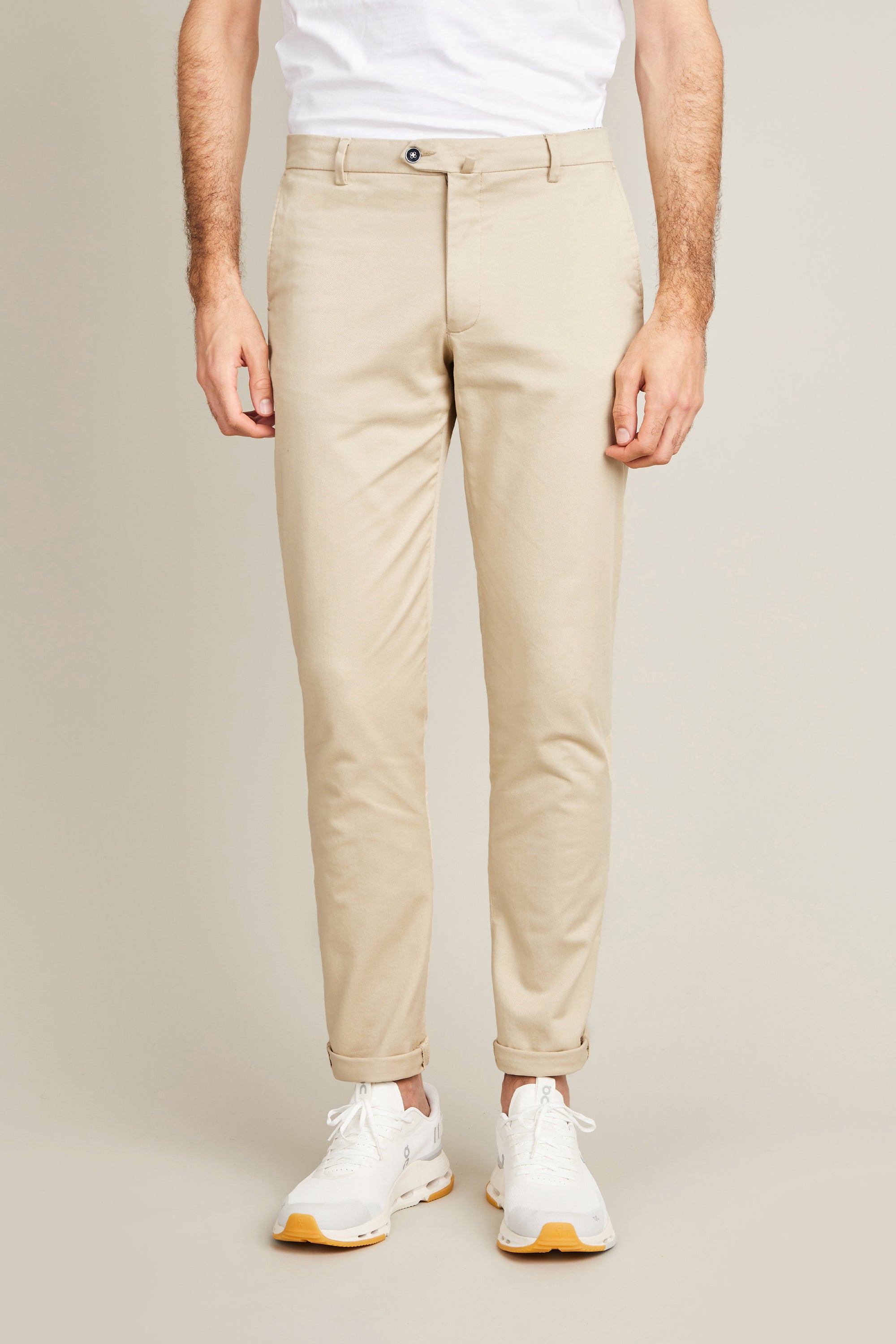 Pantalon Chino Beige Clair Homme LePantalon - Main Image