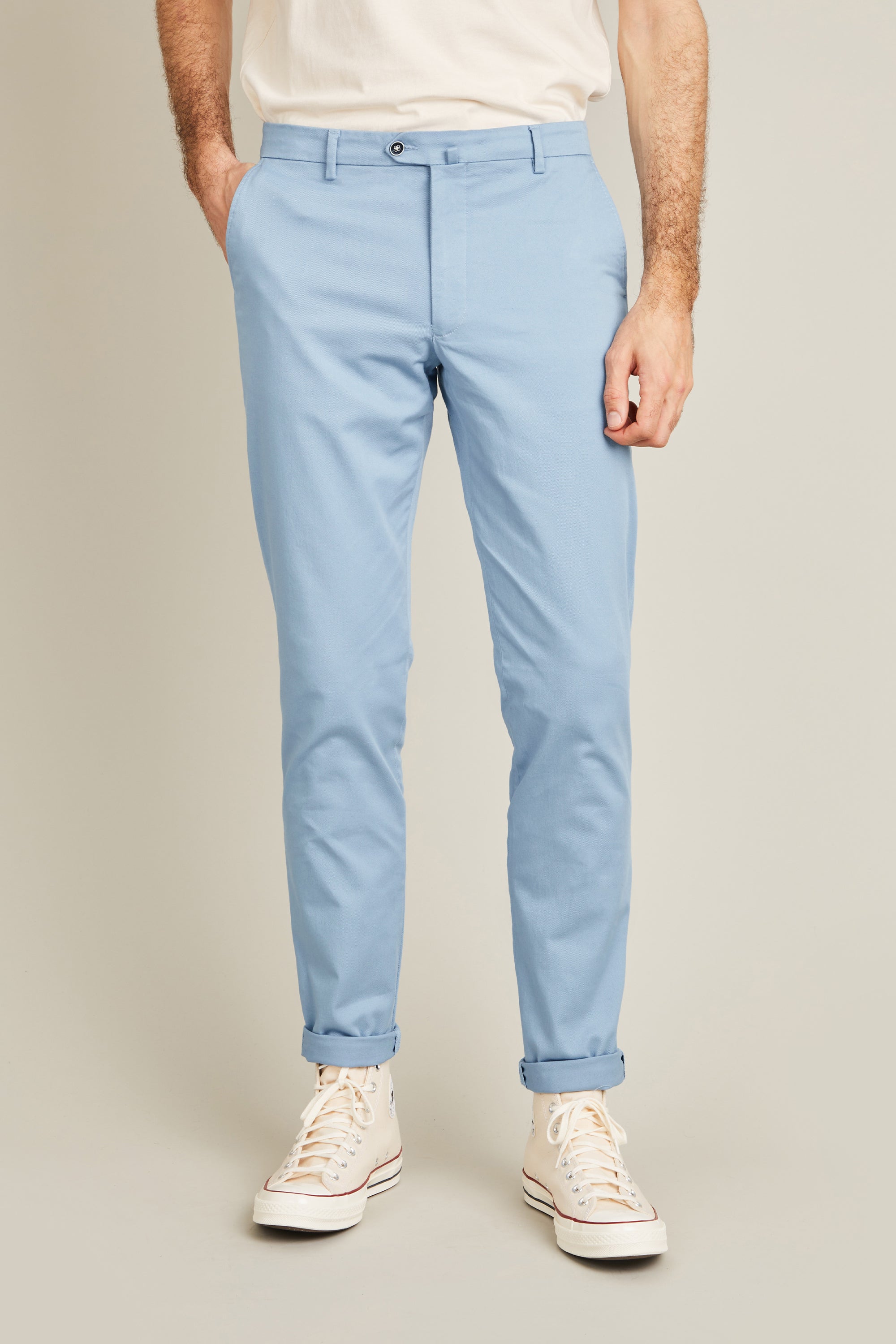 Sky blue chinos