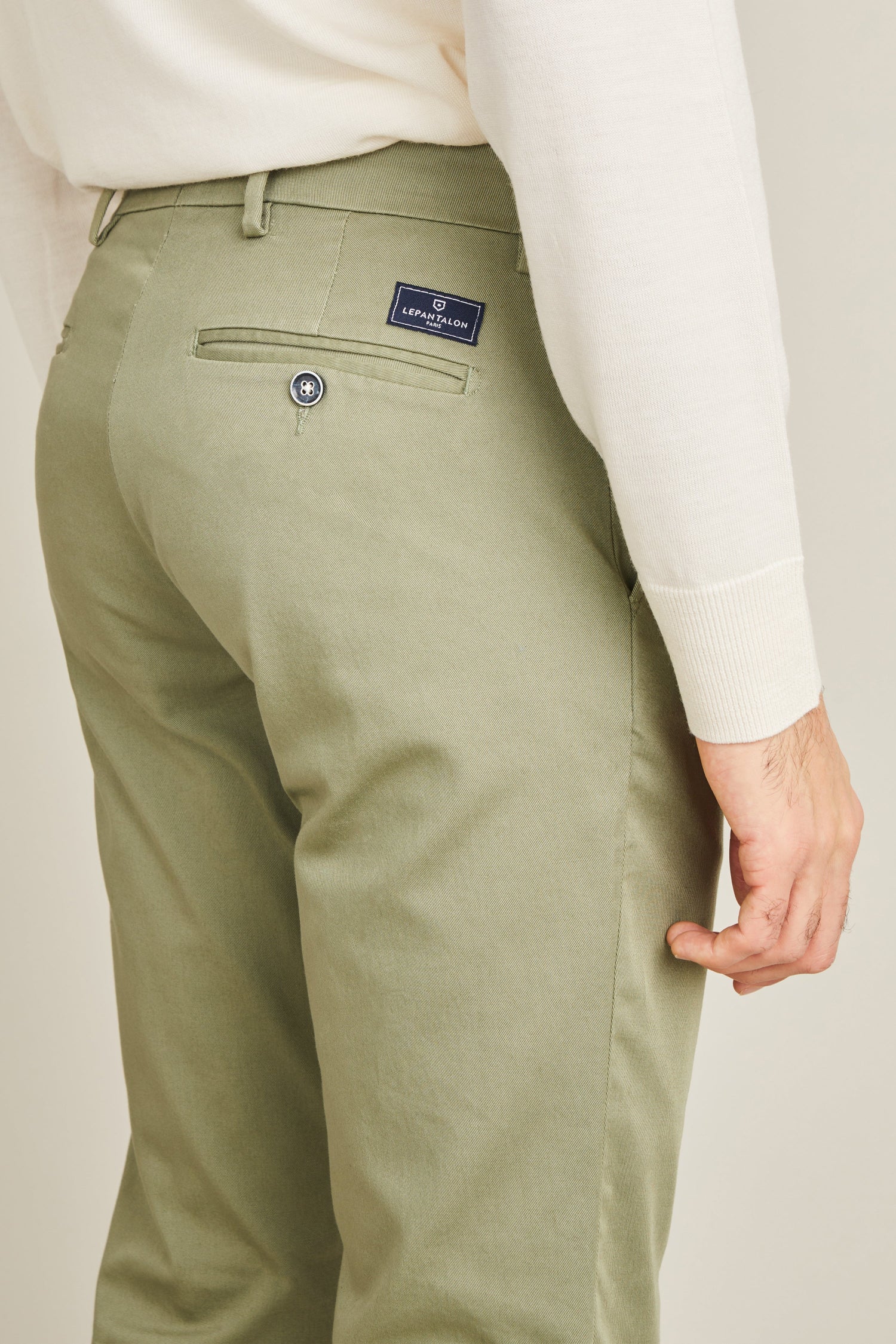 Olive chinos