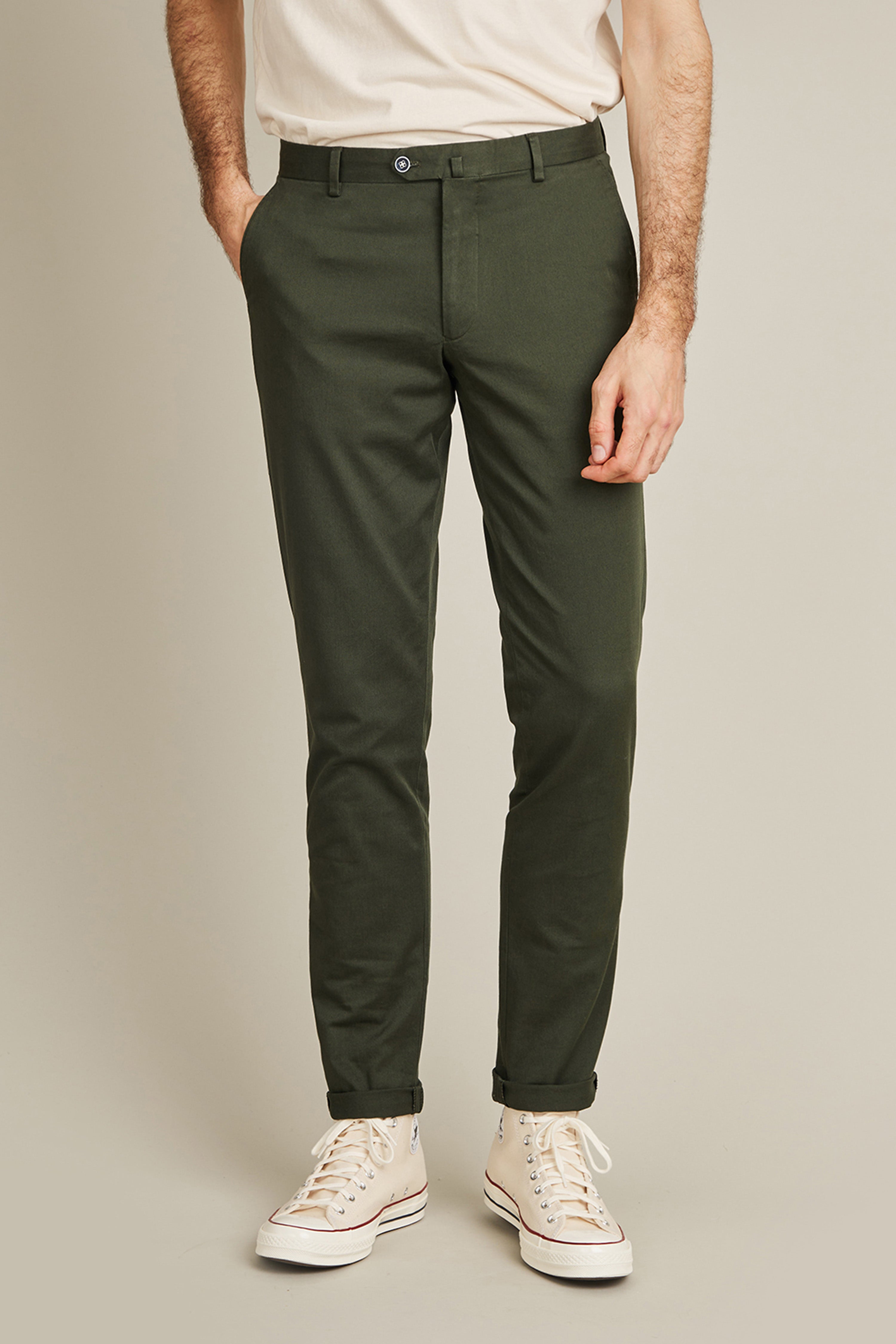 Chino vert sapin