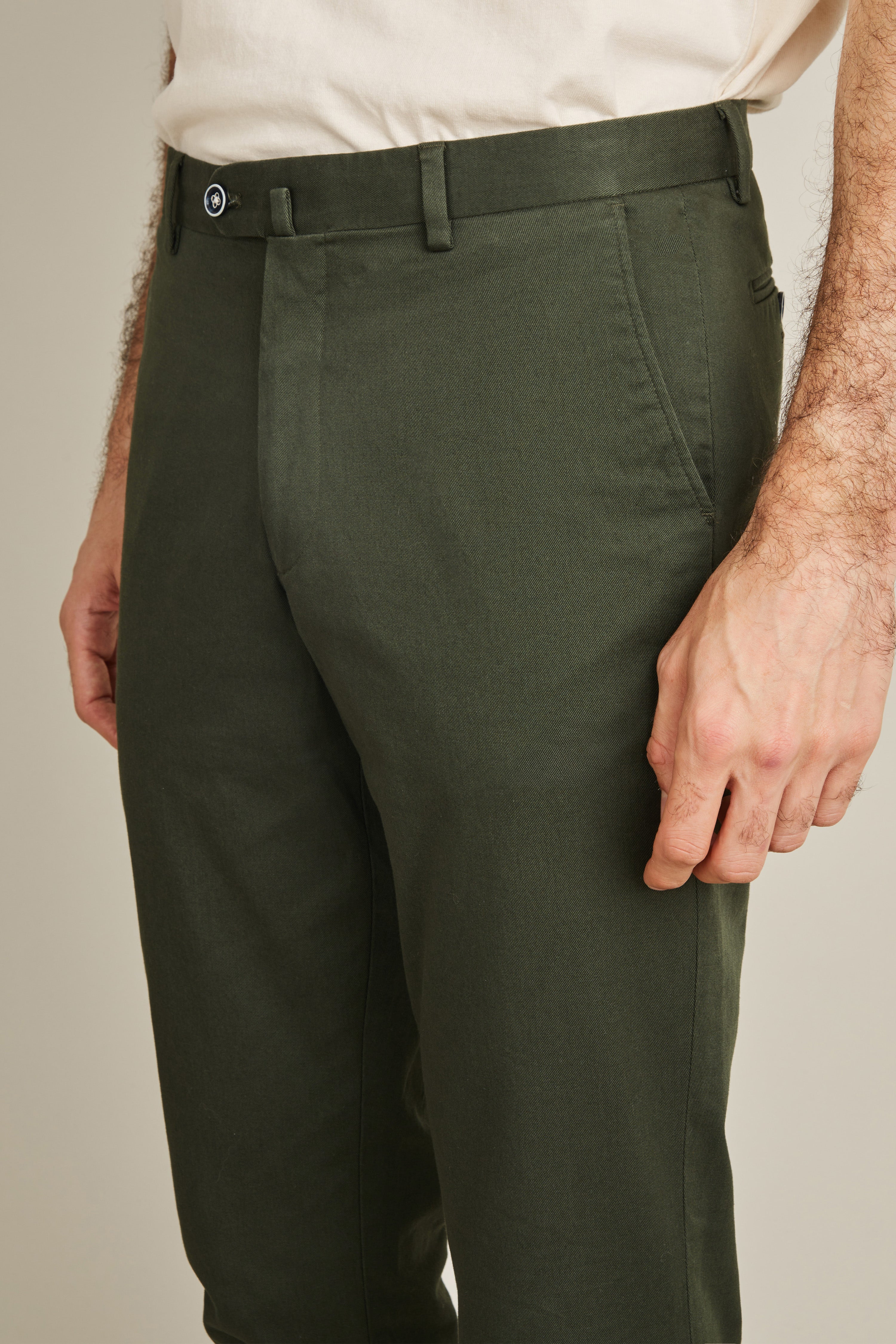 Chino vert sapin