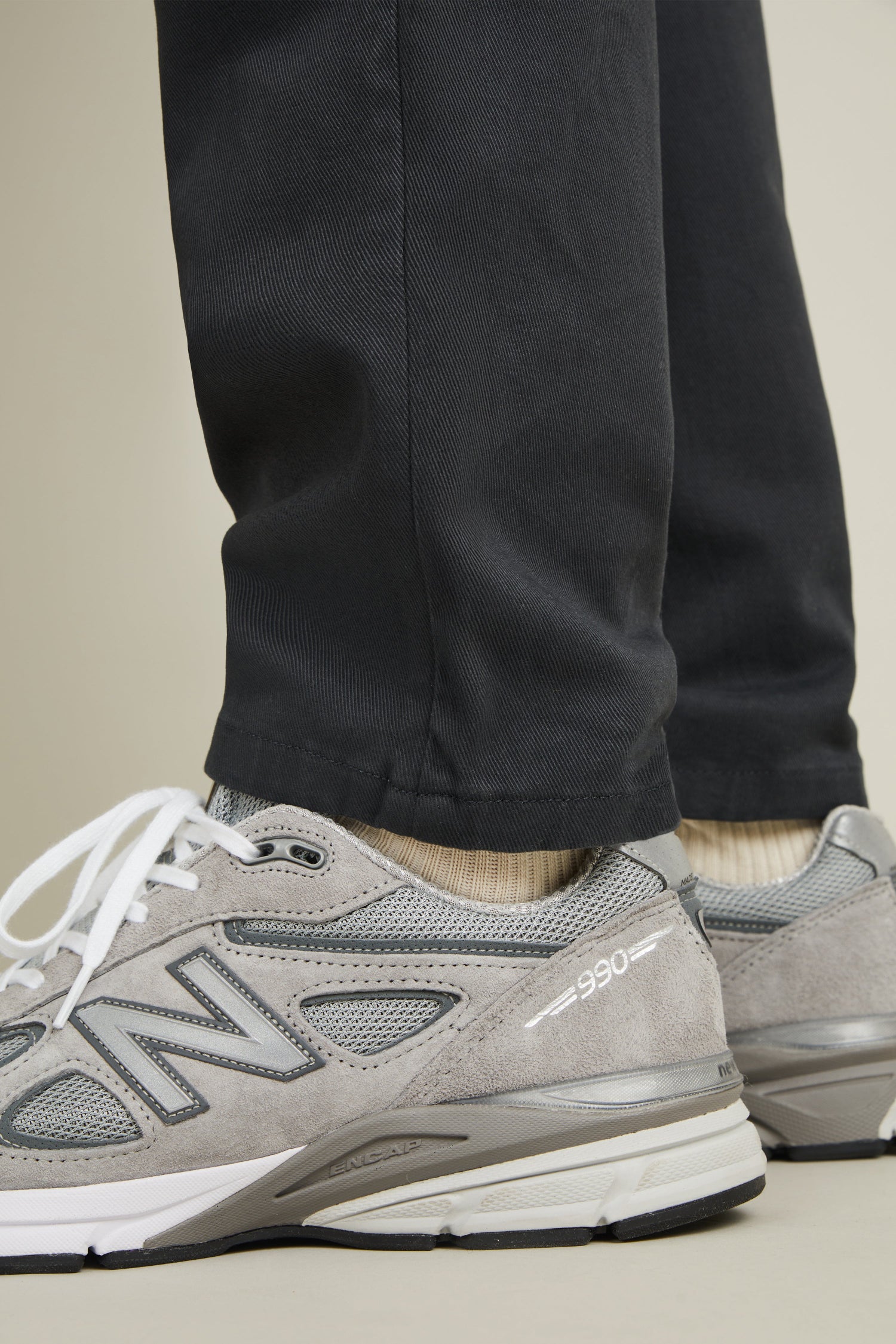 Chino droit gris anthracite