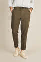 Pantalon En Lin Décontracté CASPAR KH020 - Coupe Large, Ceinture élastique, Poches Obliques - Fabriqué En Italie - 12