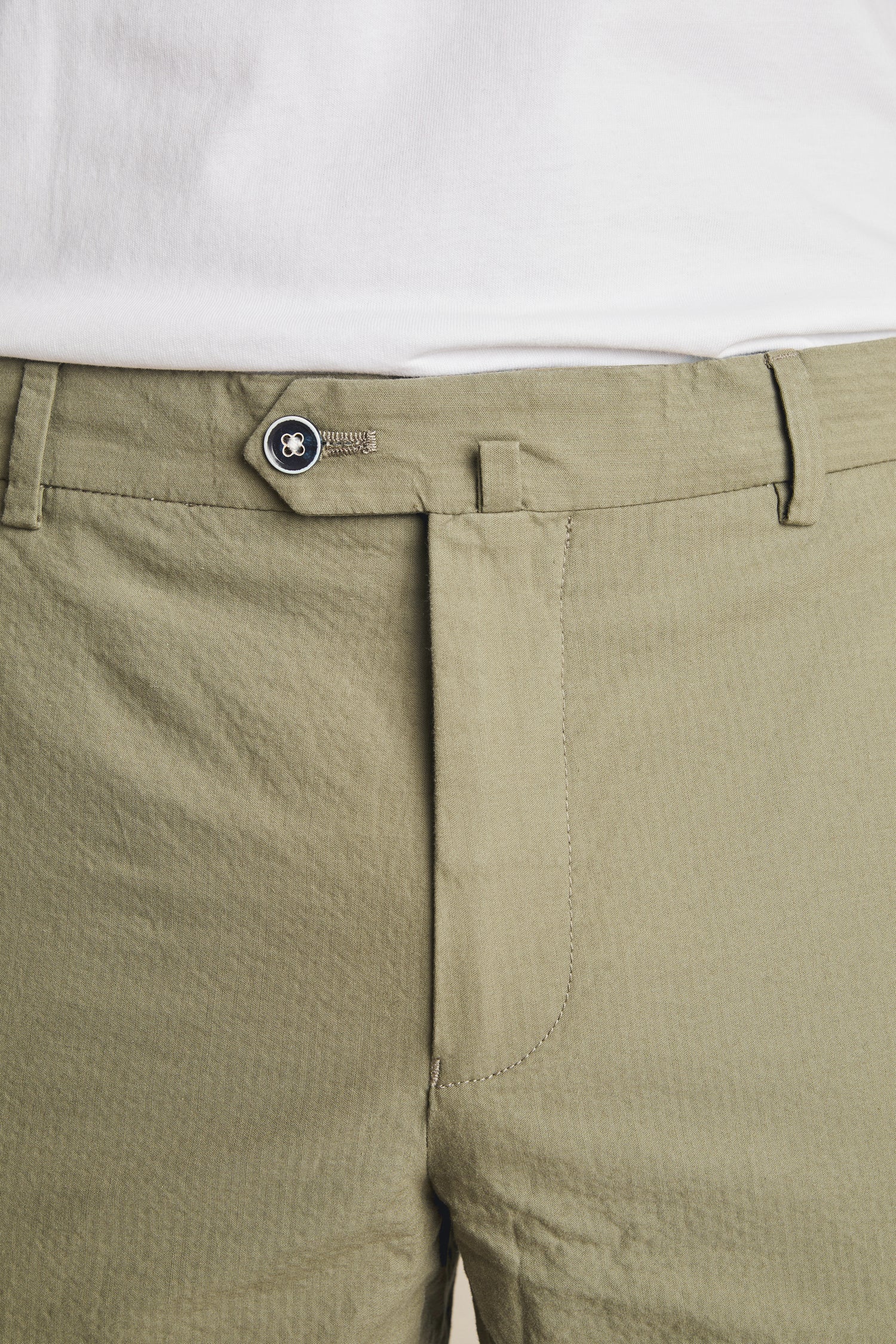 Chino seersucker kaki