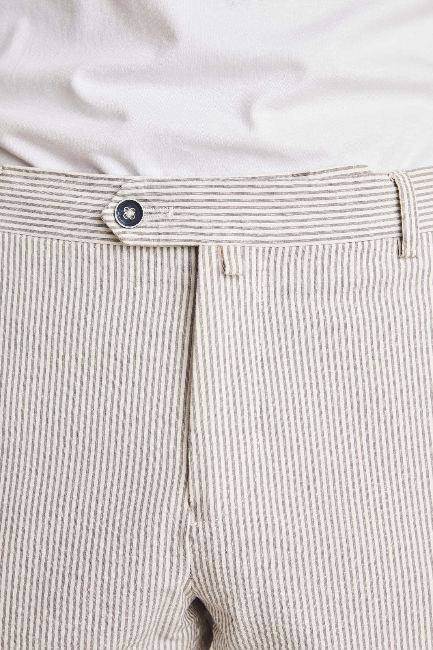 Chino seersucker à rayures