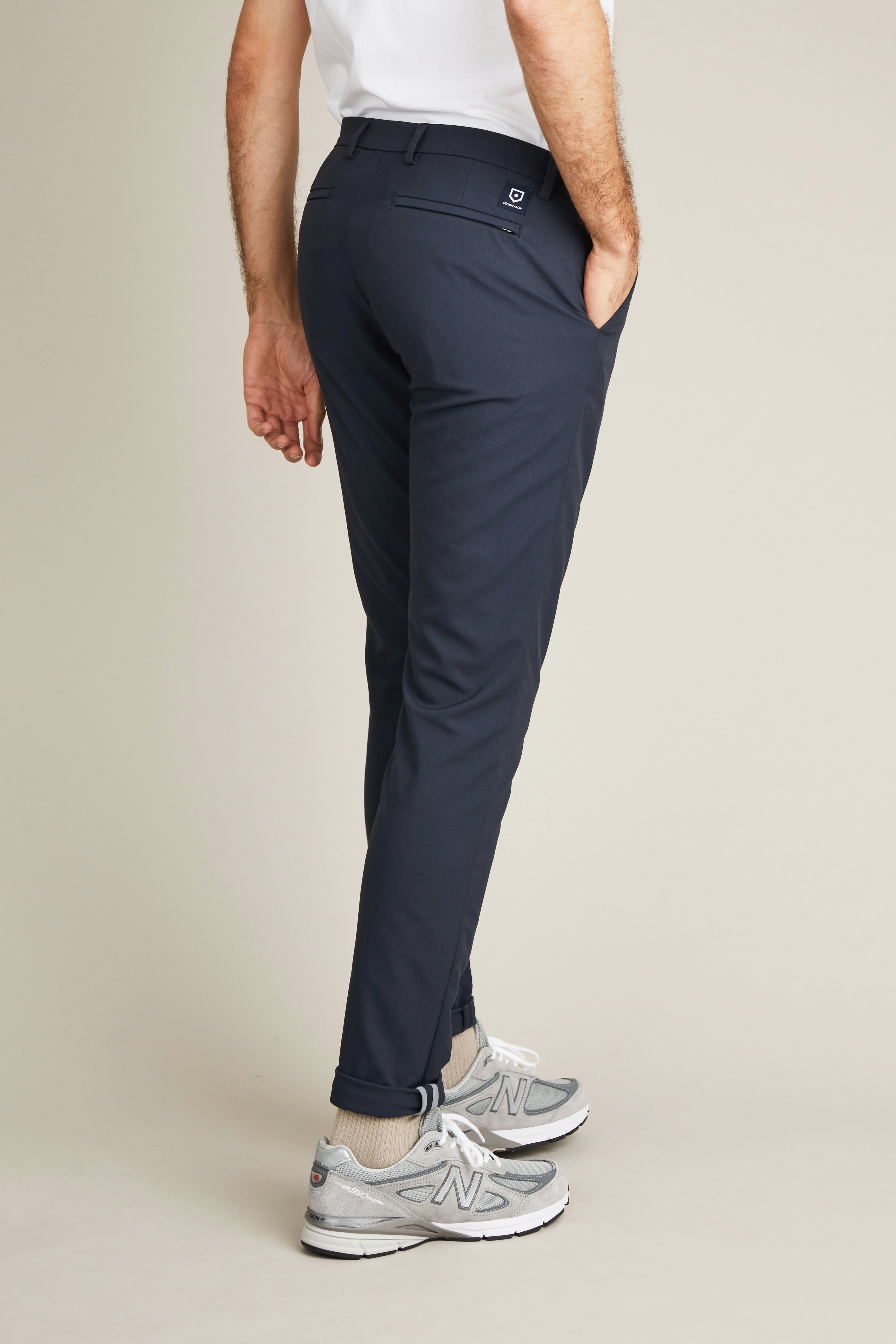 Navy blue active chinos