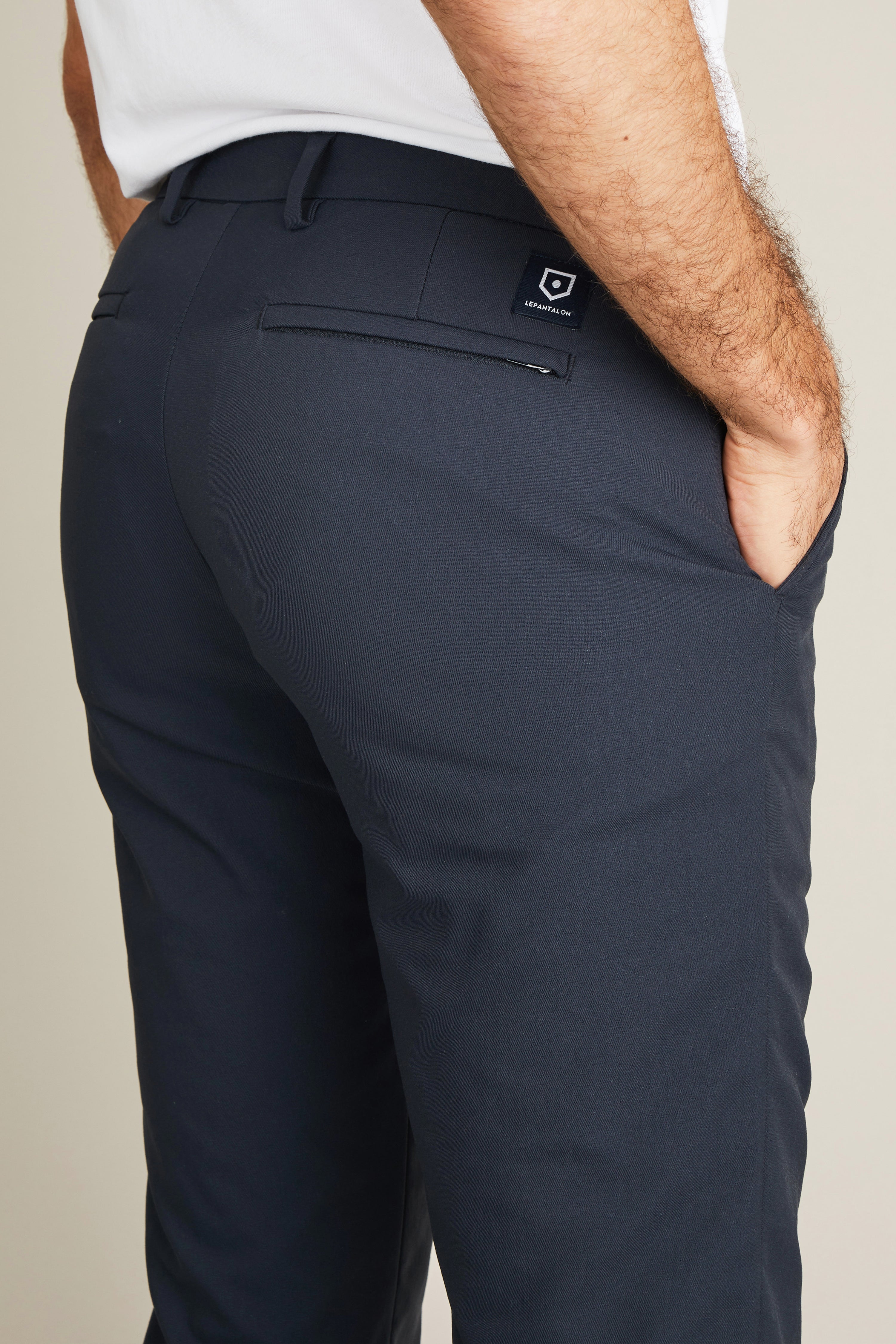 Navy blue active chinos
