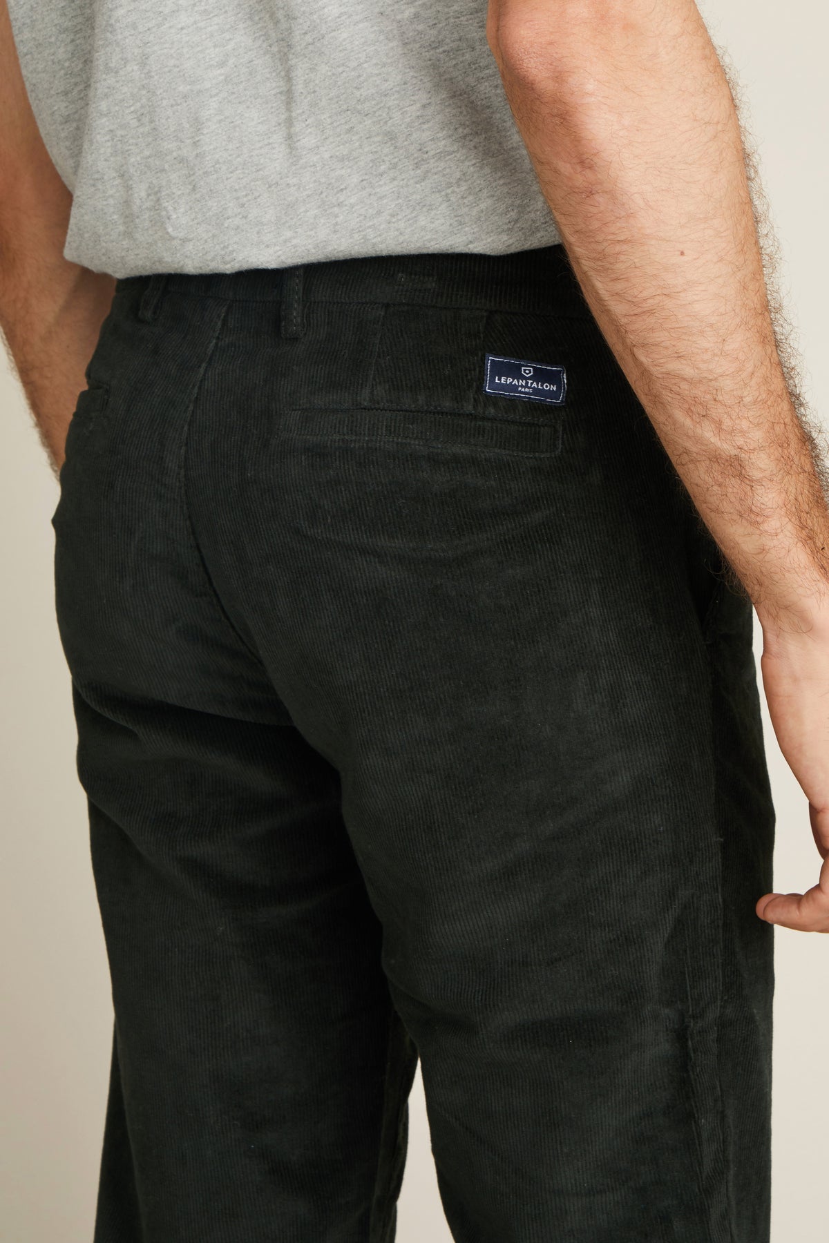 Fir green corduroy chinos