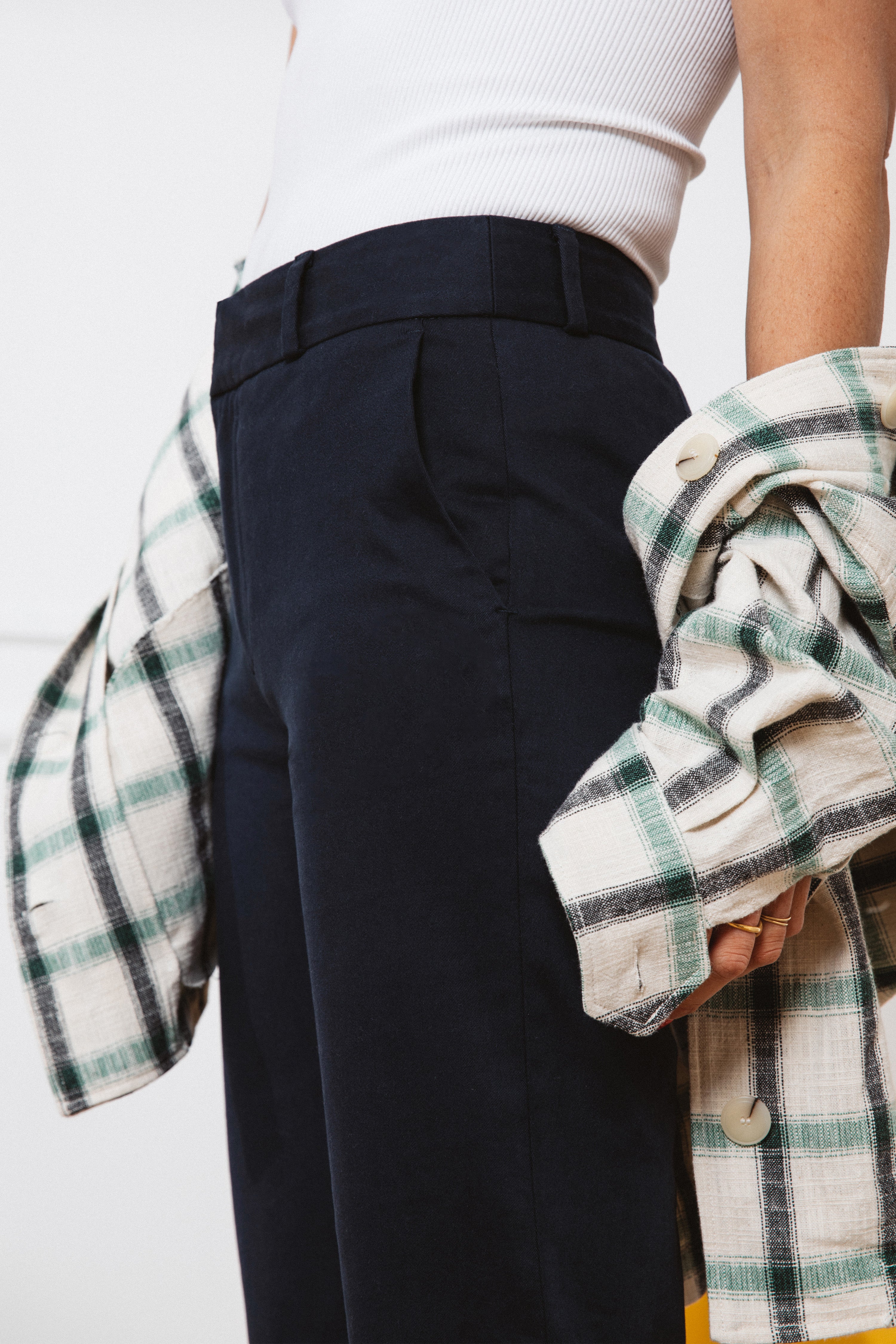 Navy blue chinos