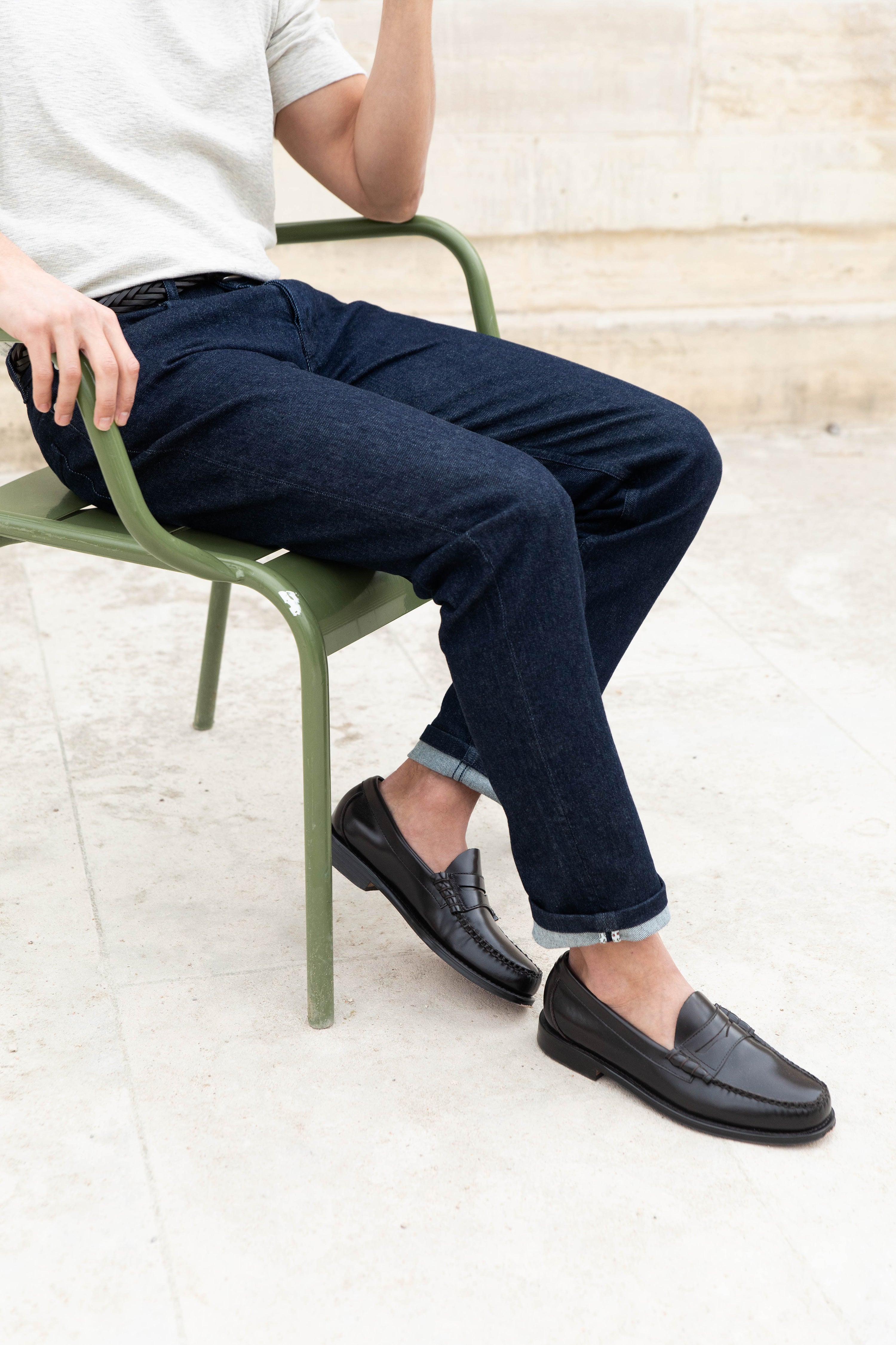 Jean classique bleu brut