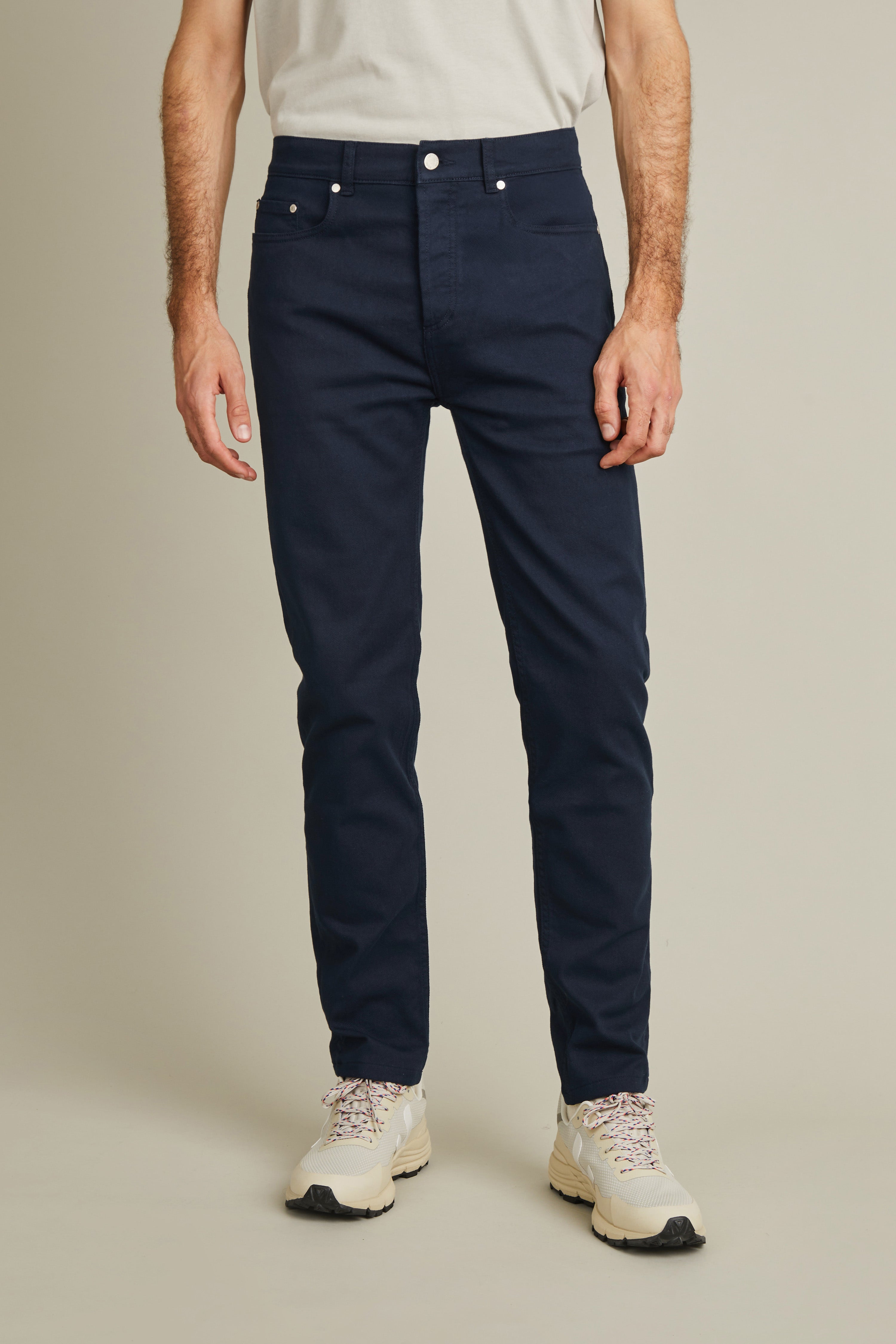 Navy blue jeans