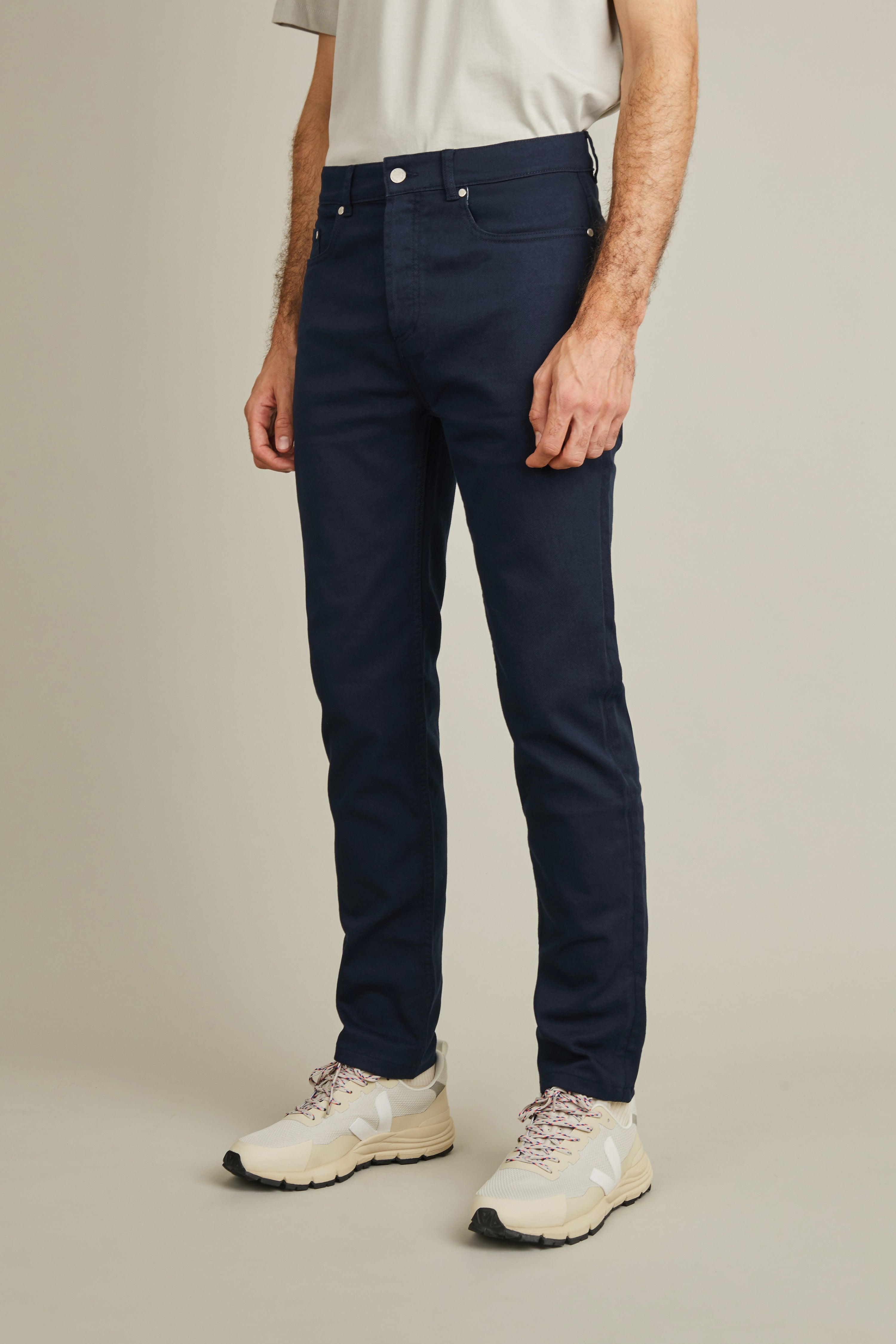 Navy blue jeans