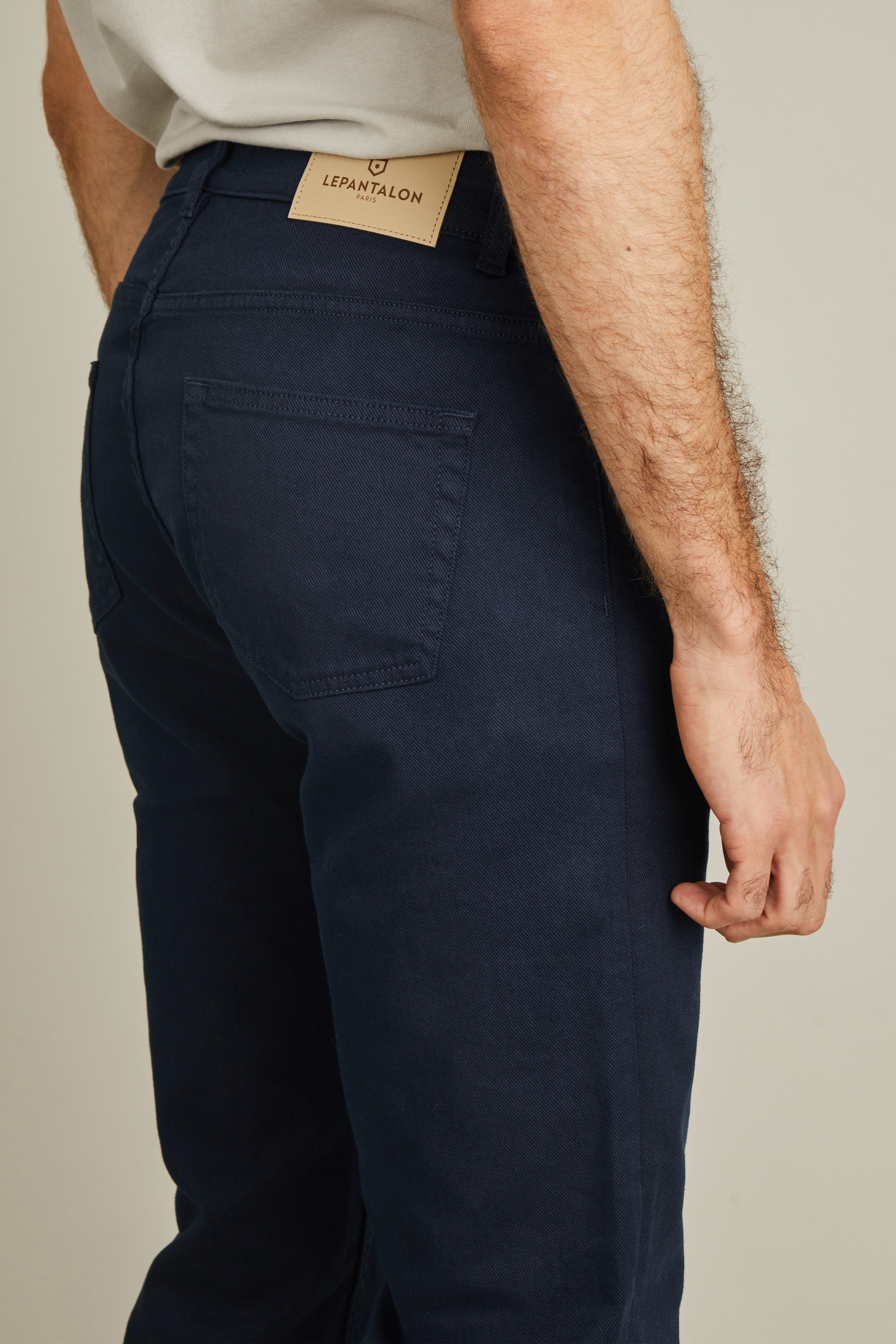 Navy blue jeans