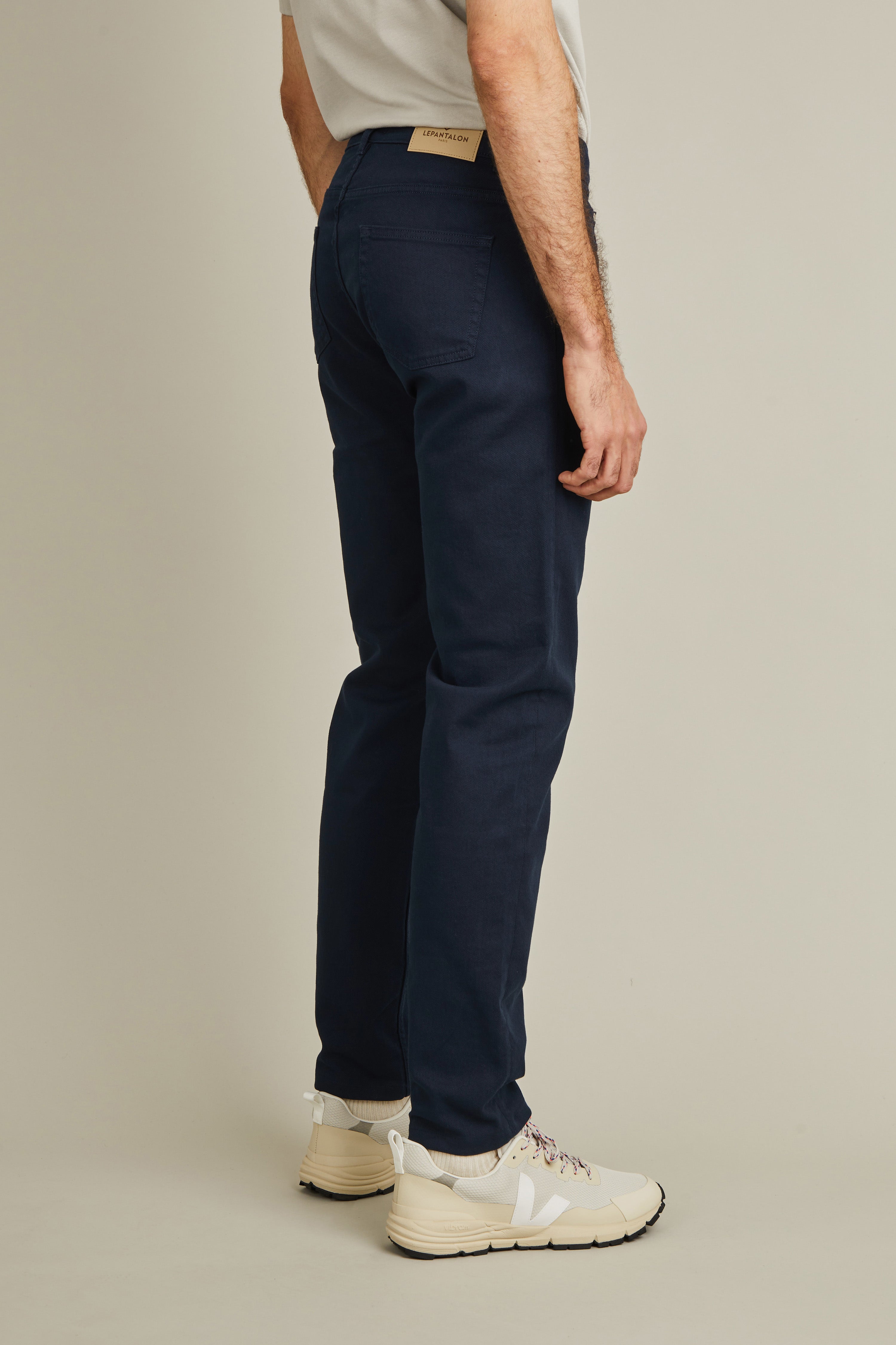 Navy blue jeans