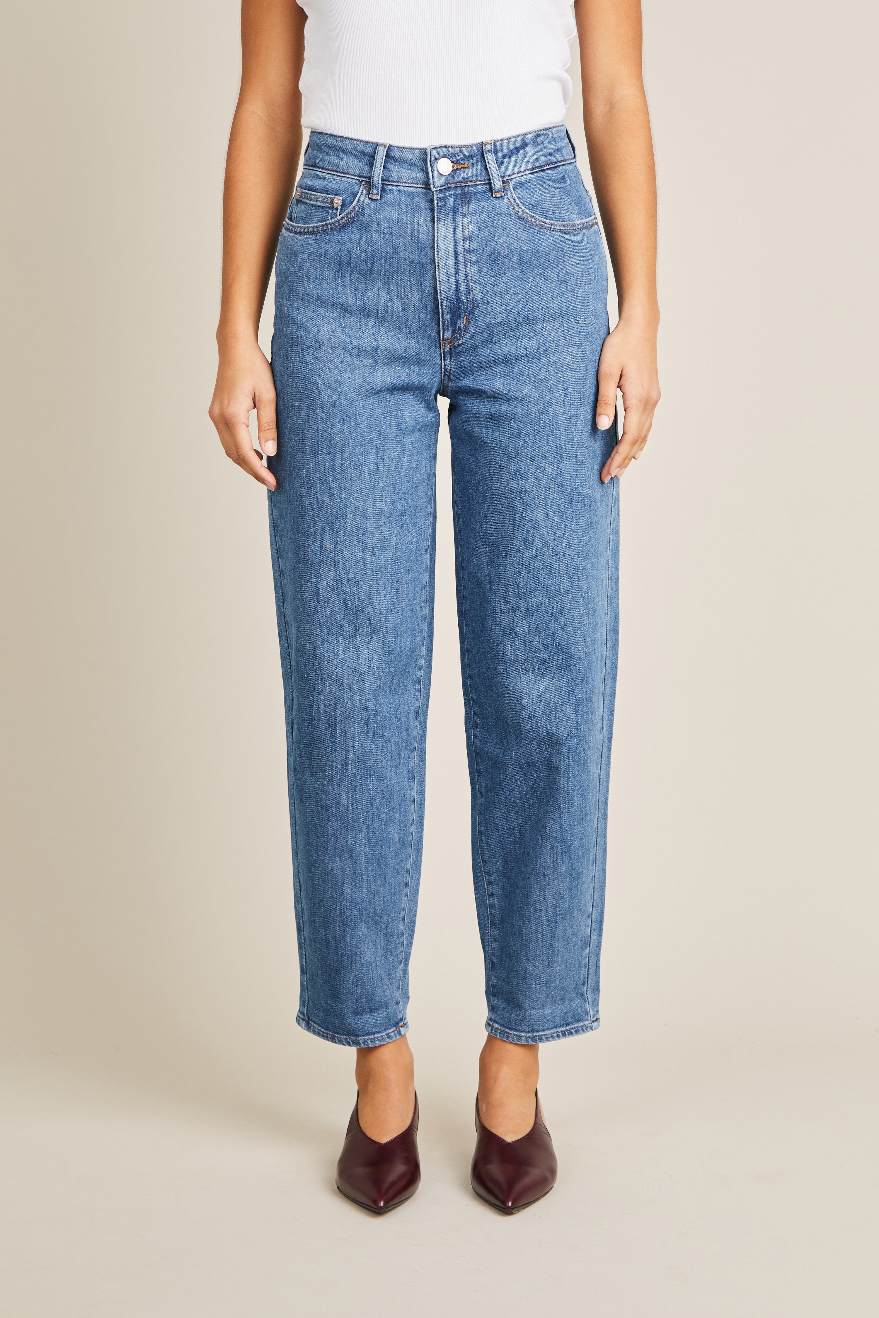 Jean balloon middle blue