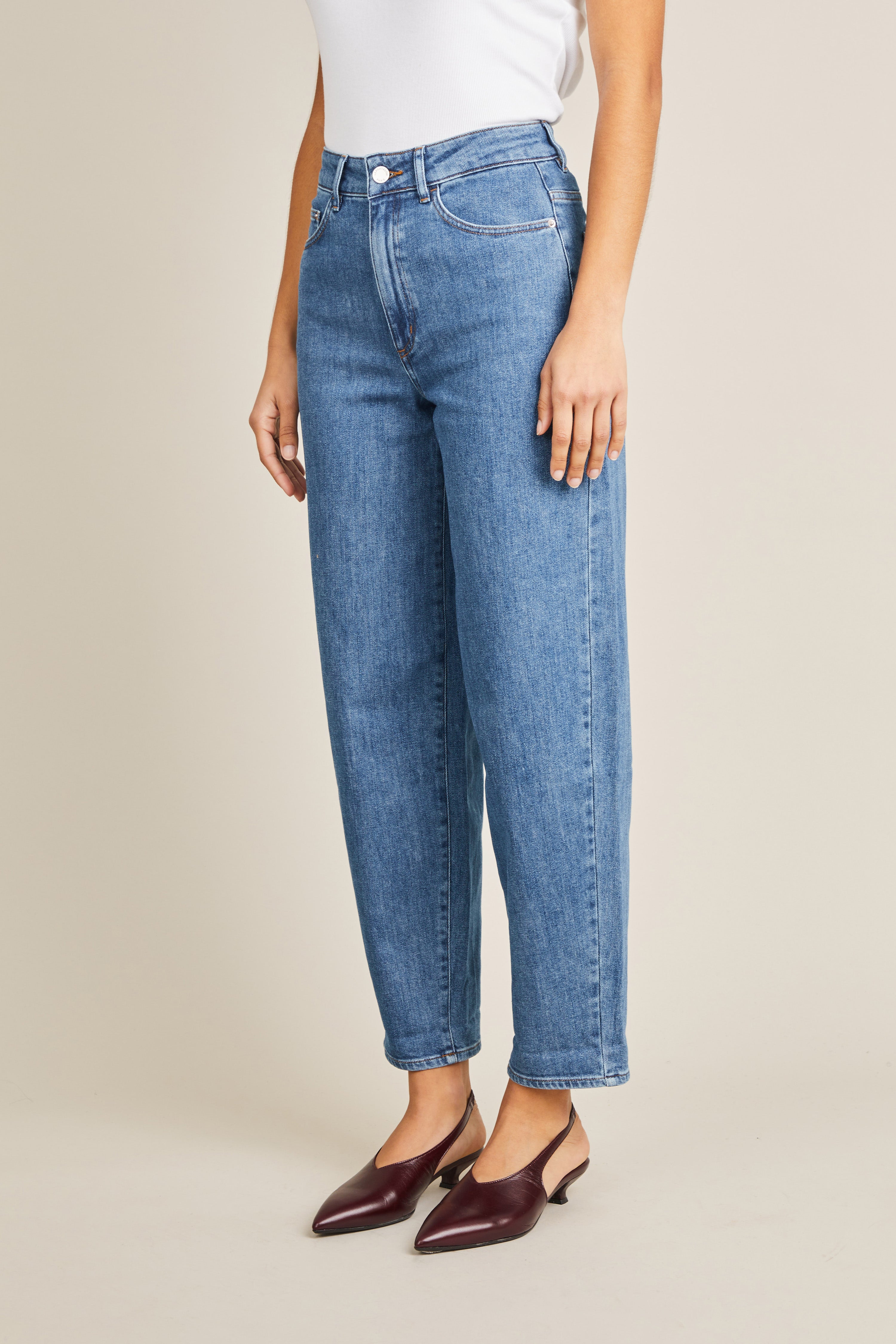 Jean balloon middle blue