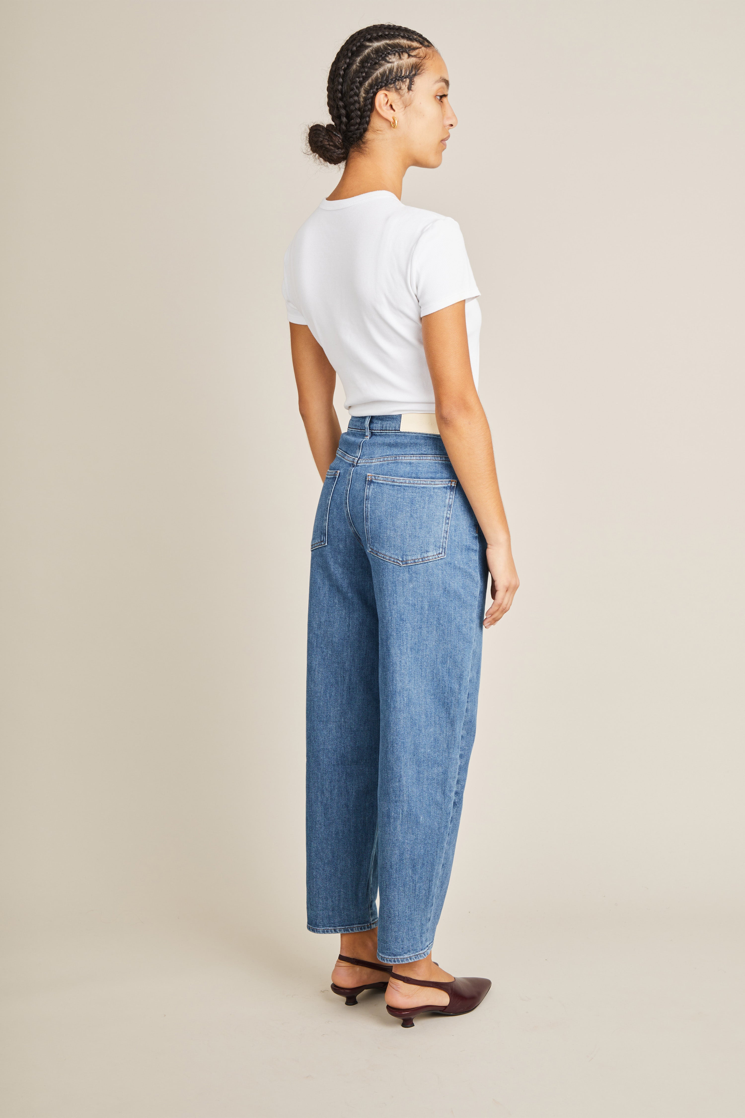 Jean balloon middle blue