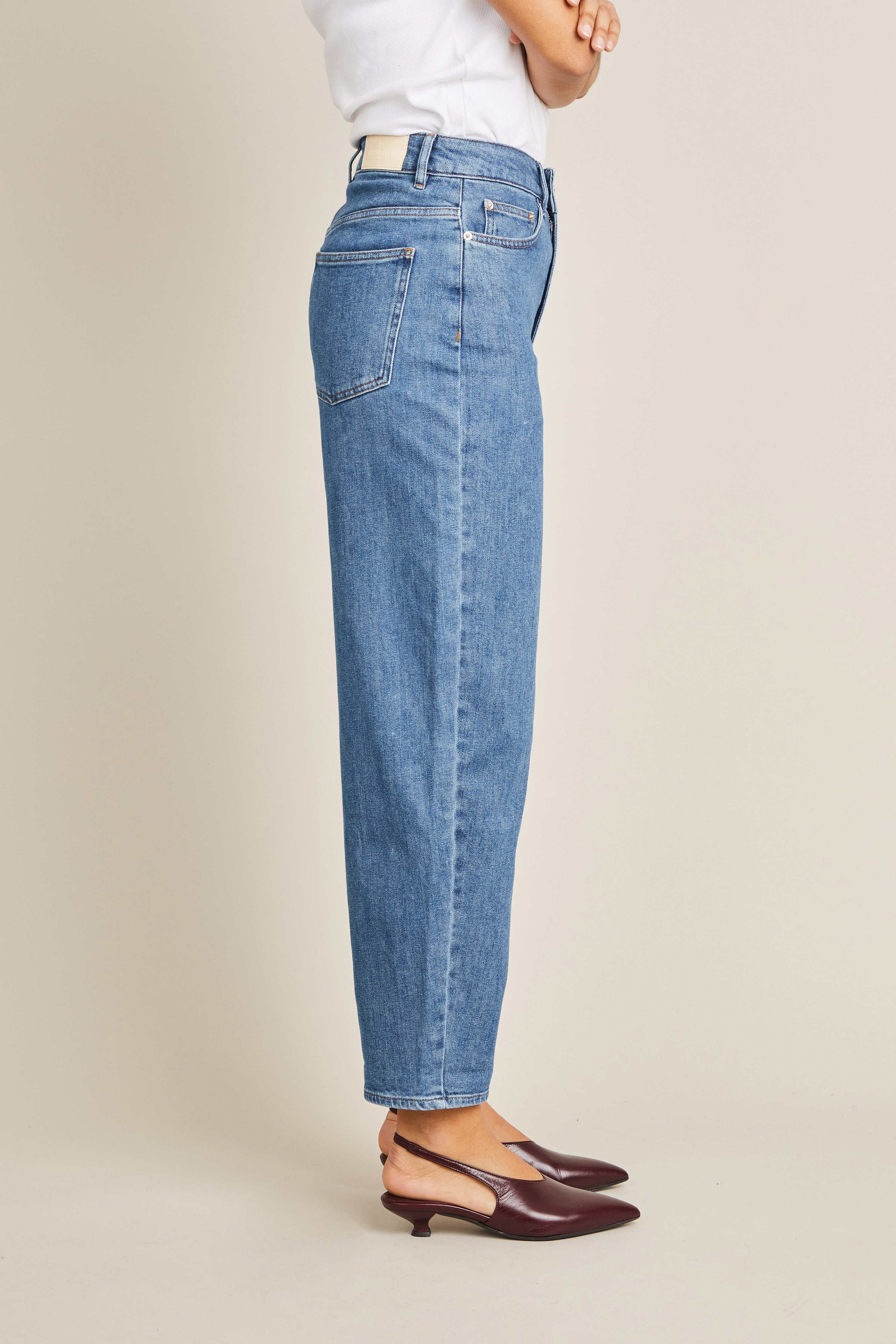 Jean balloon middle blue