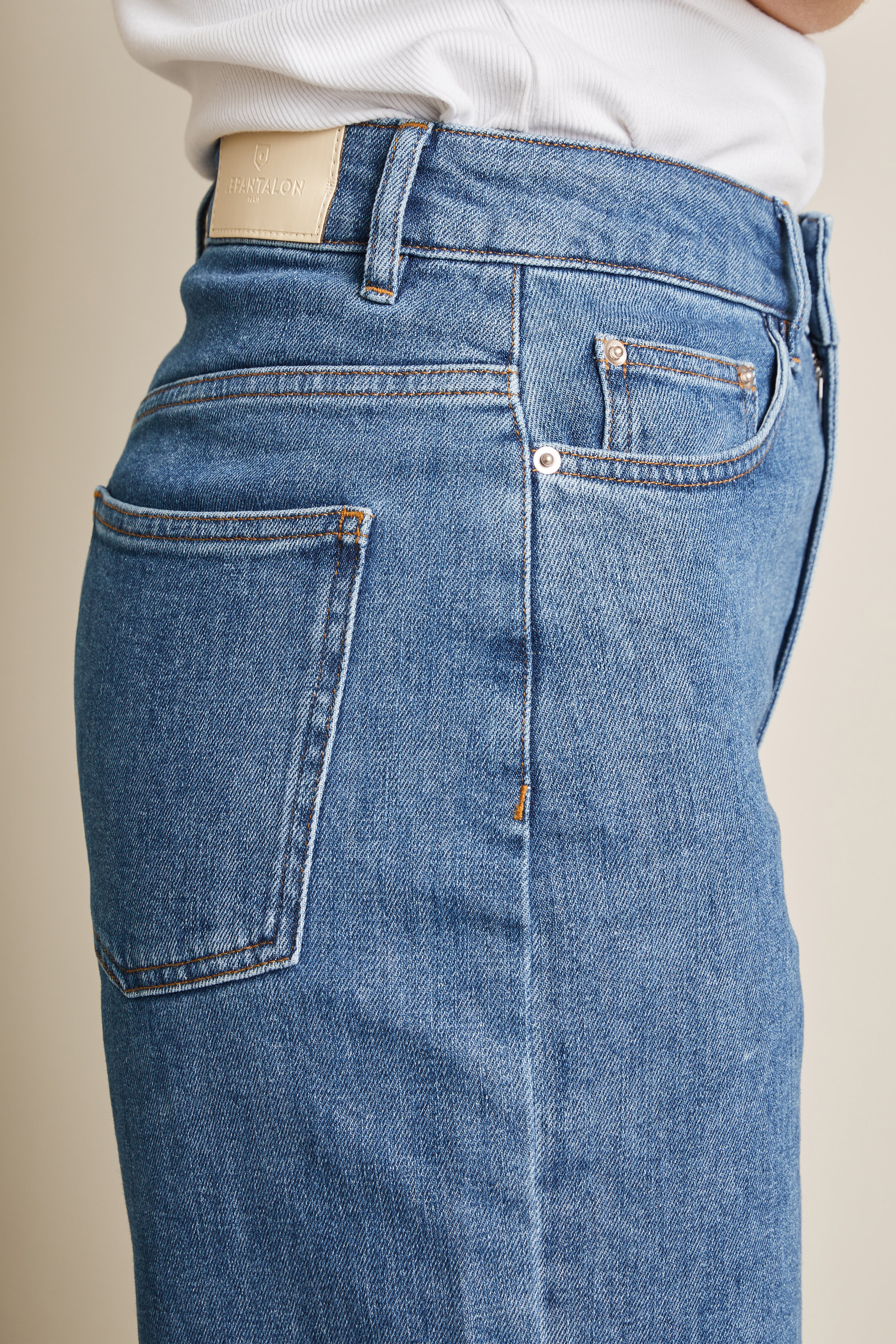 Jean balloon middle blue