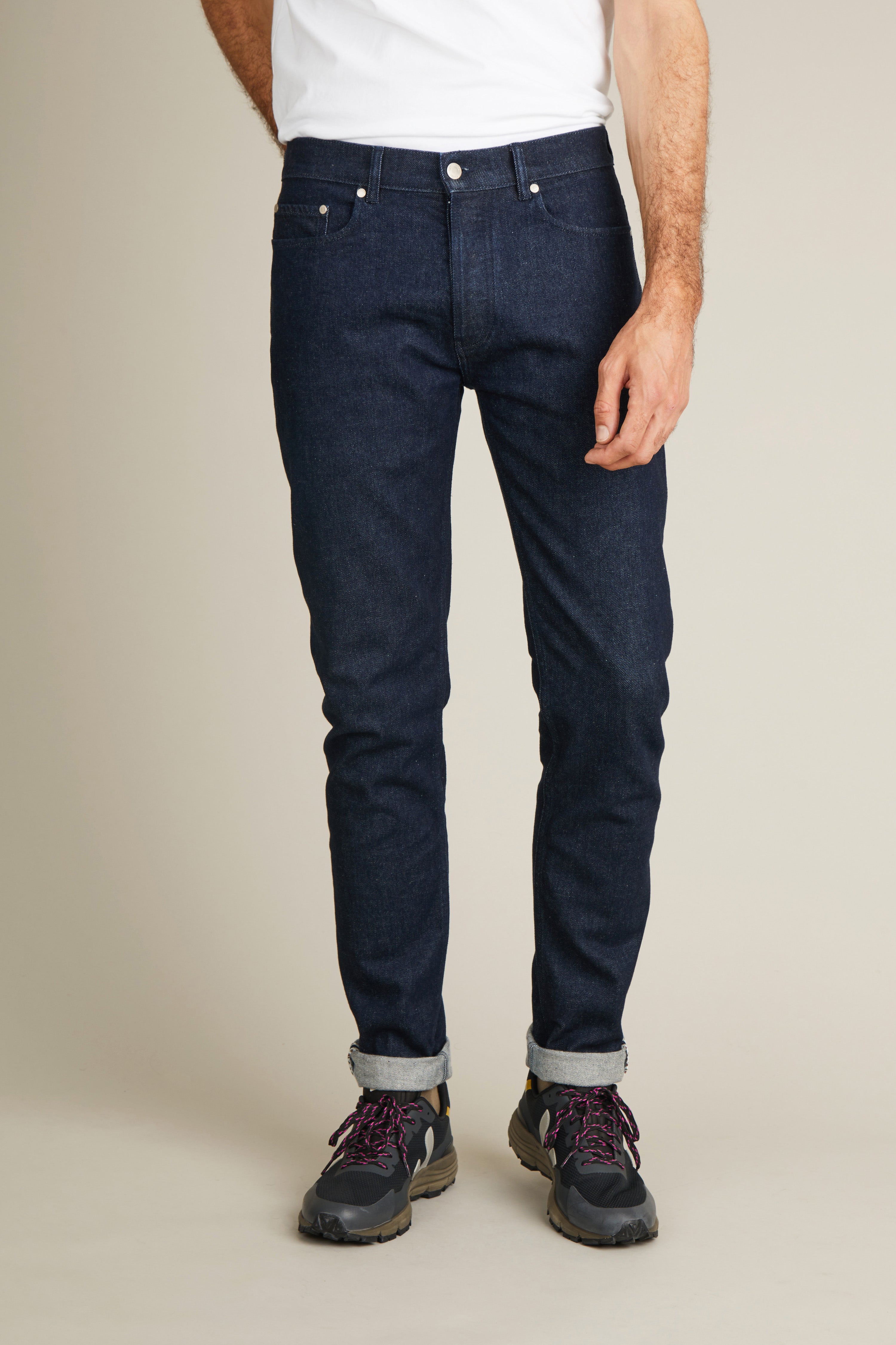 Jean classique bleu brut