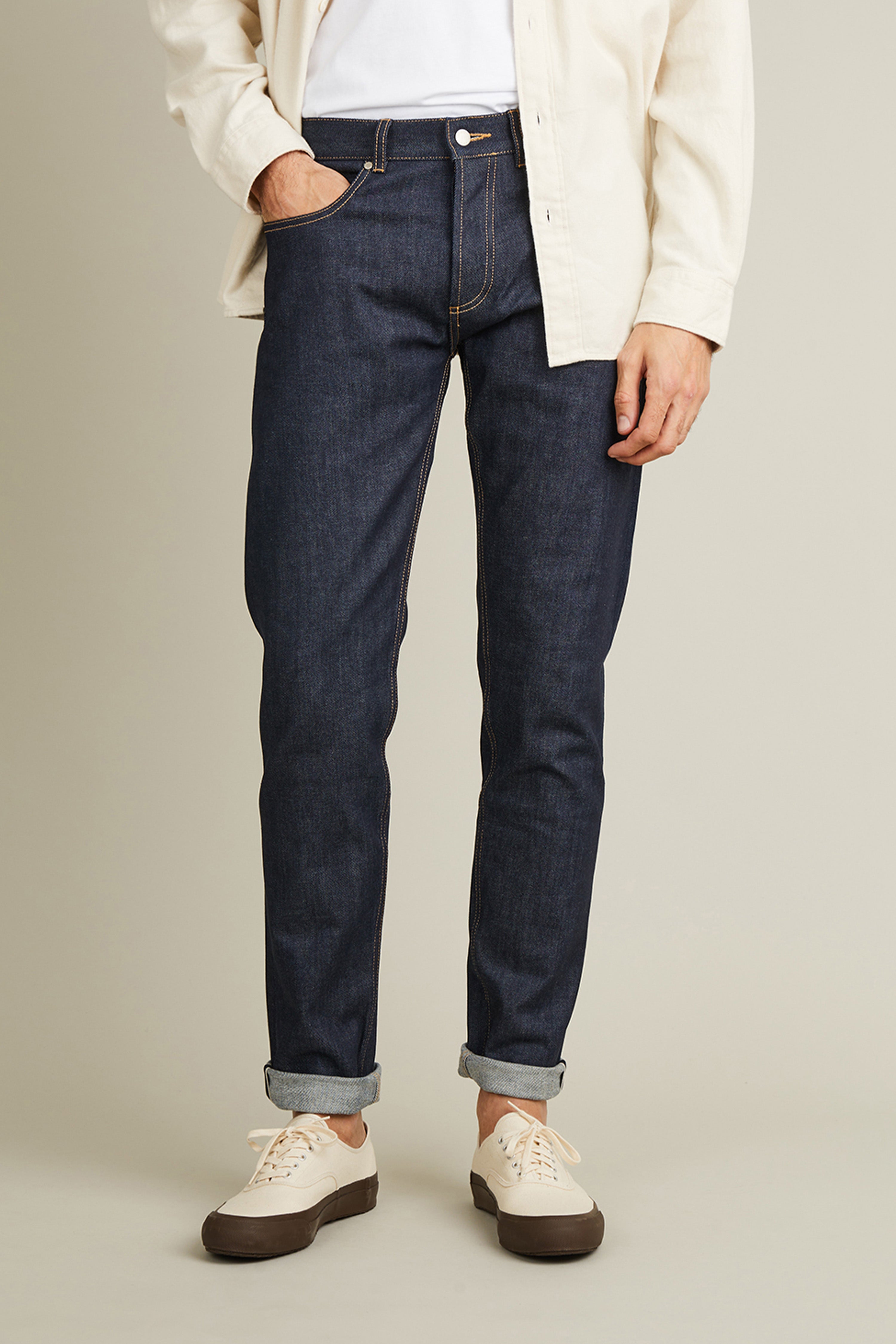 Blue selvedge jeans