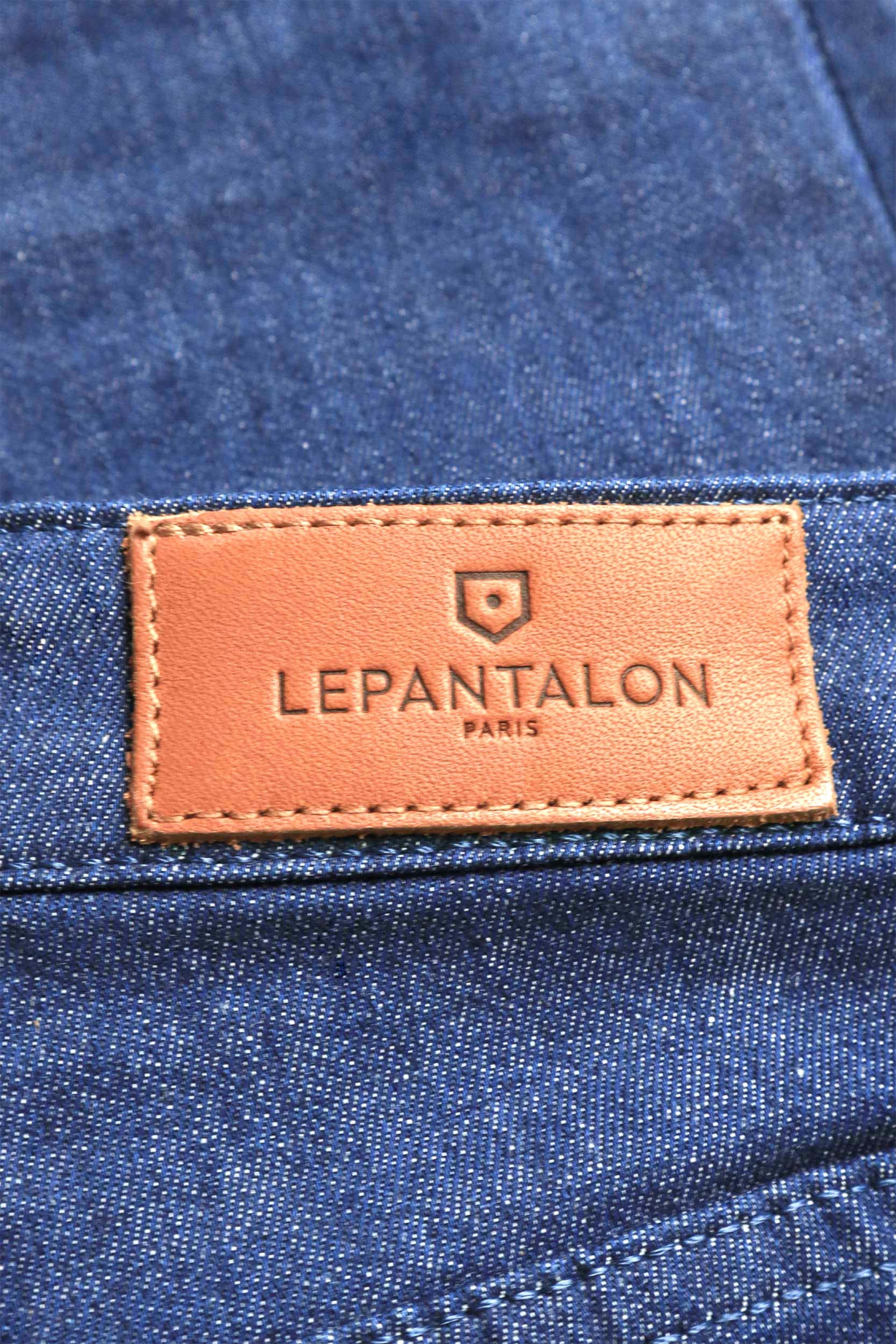 Jean Slim taille Mi-Haute Bleu