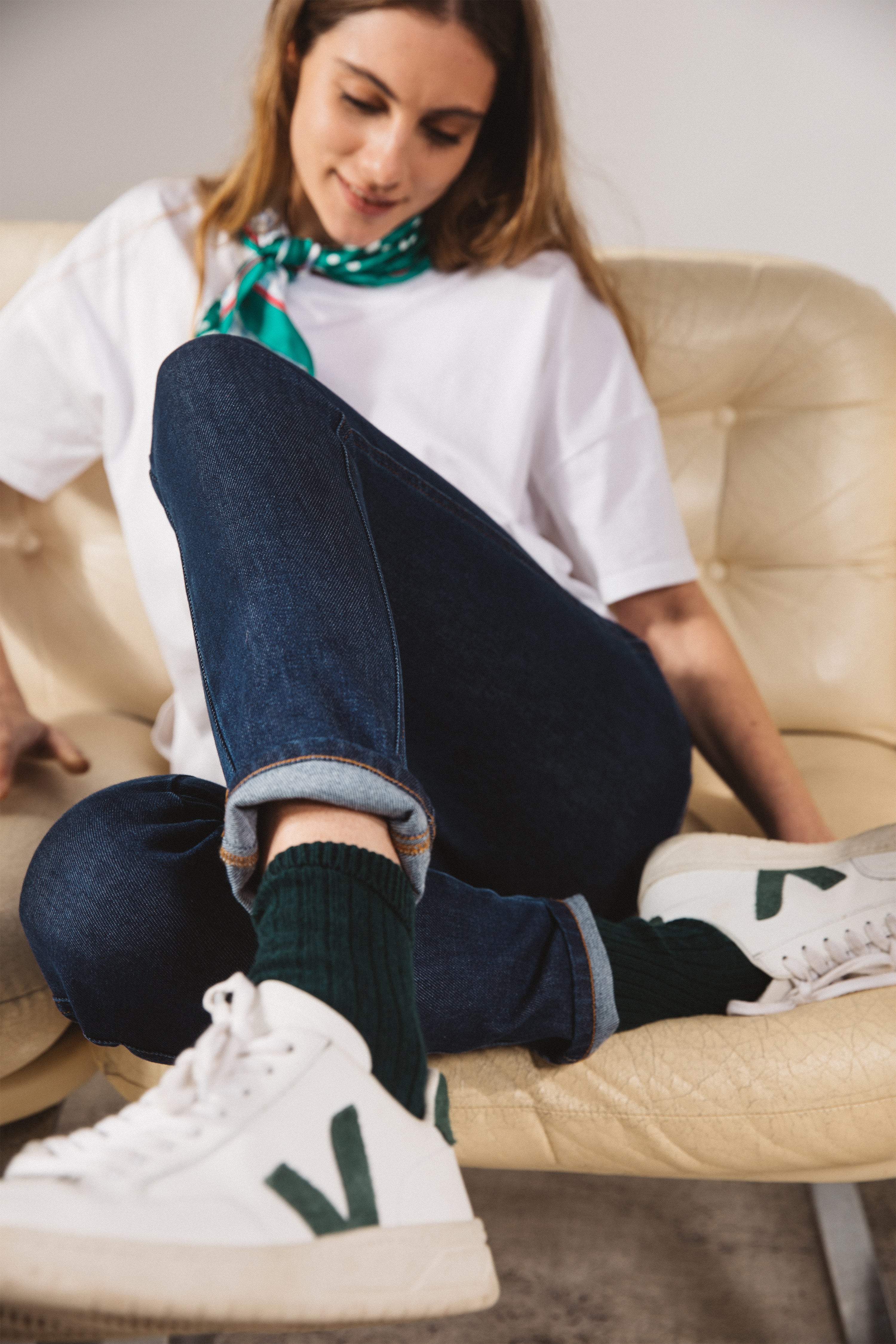 Jean slim vintage bleu