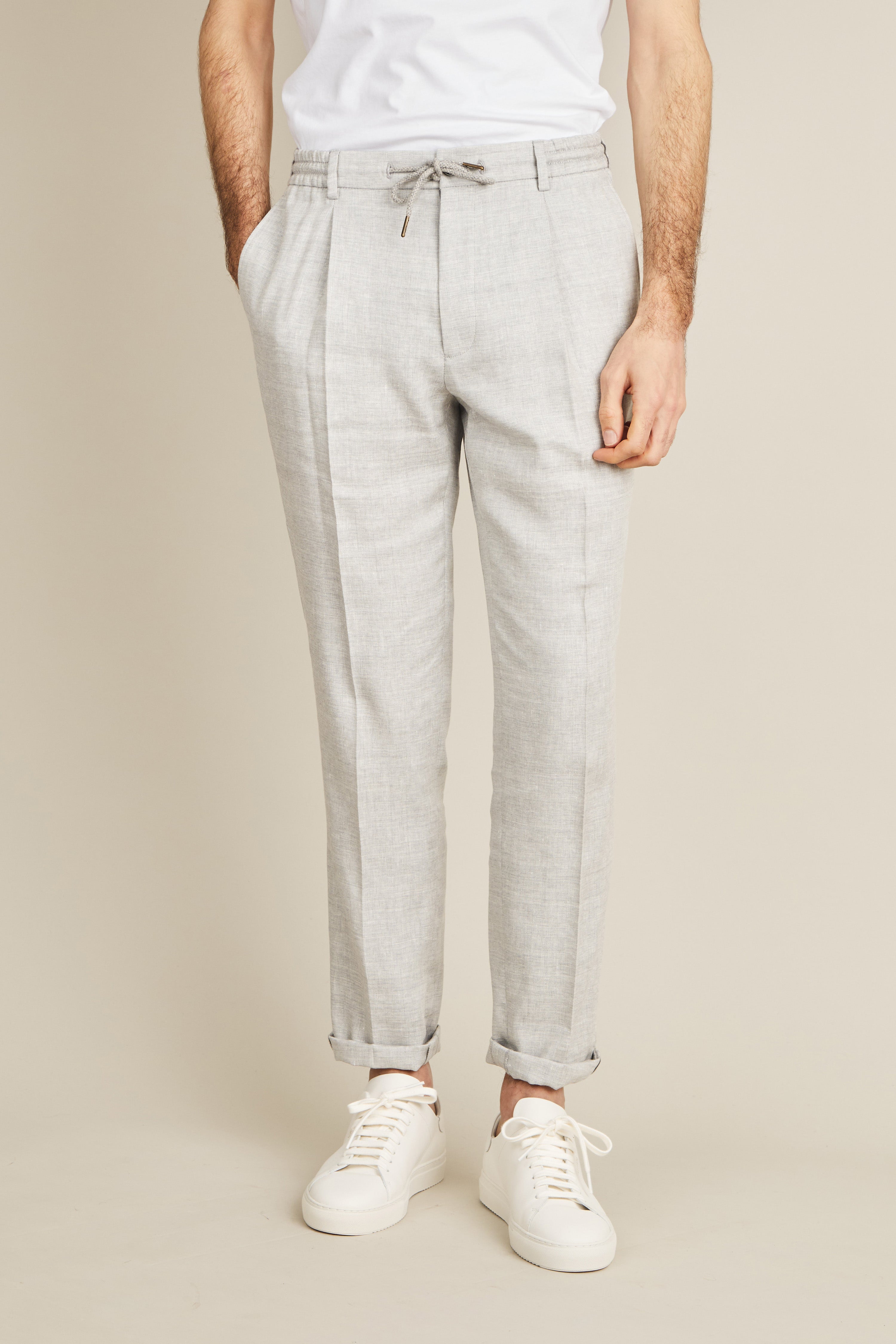 Light grey chevron jogpants