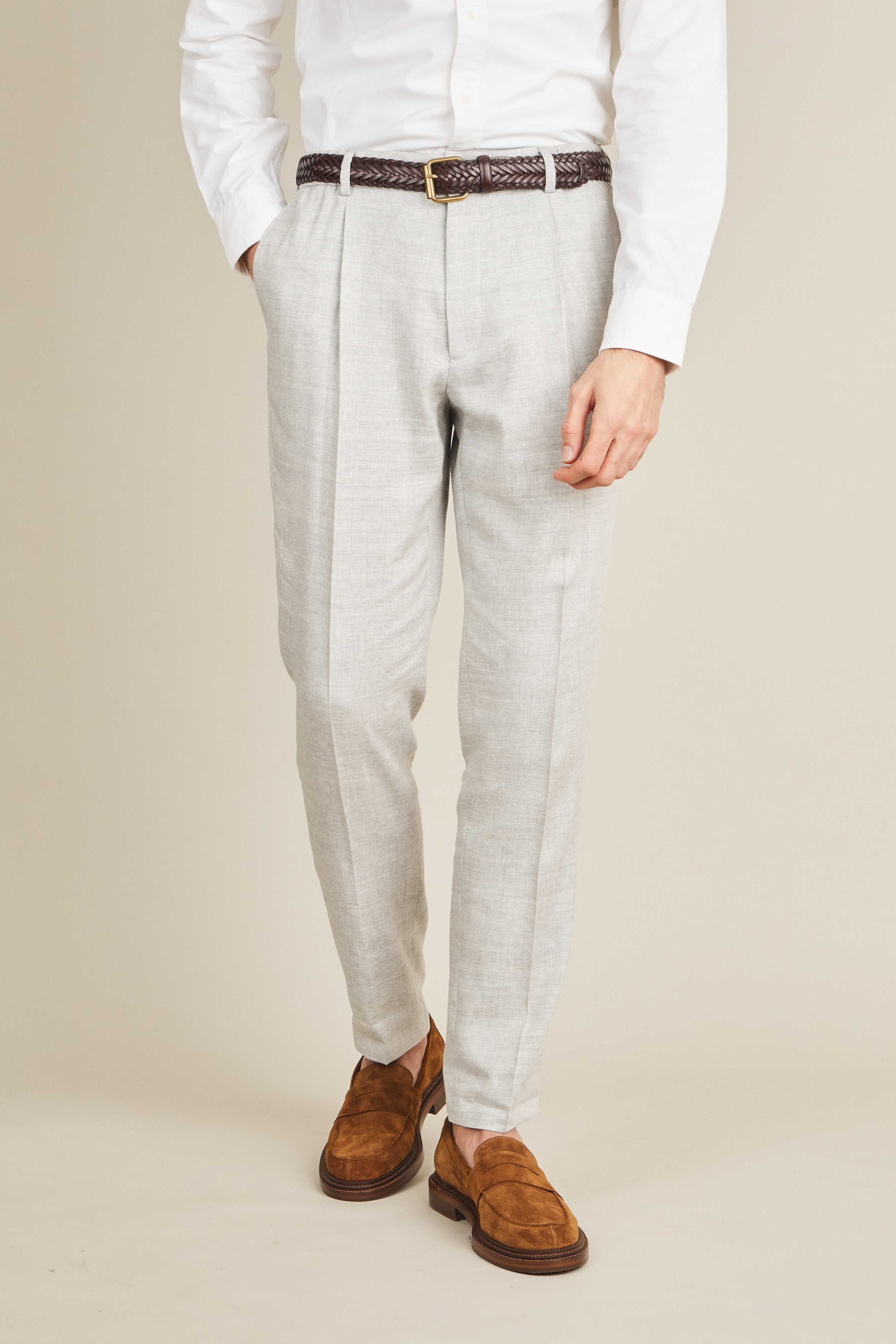 Light grey chevron jogpants