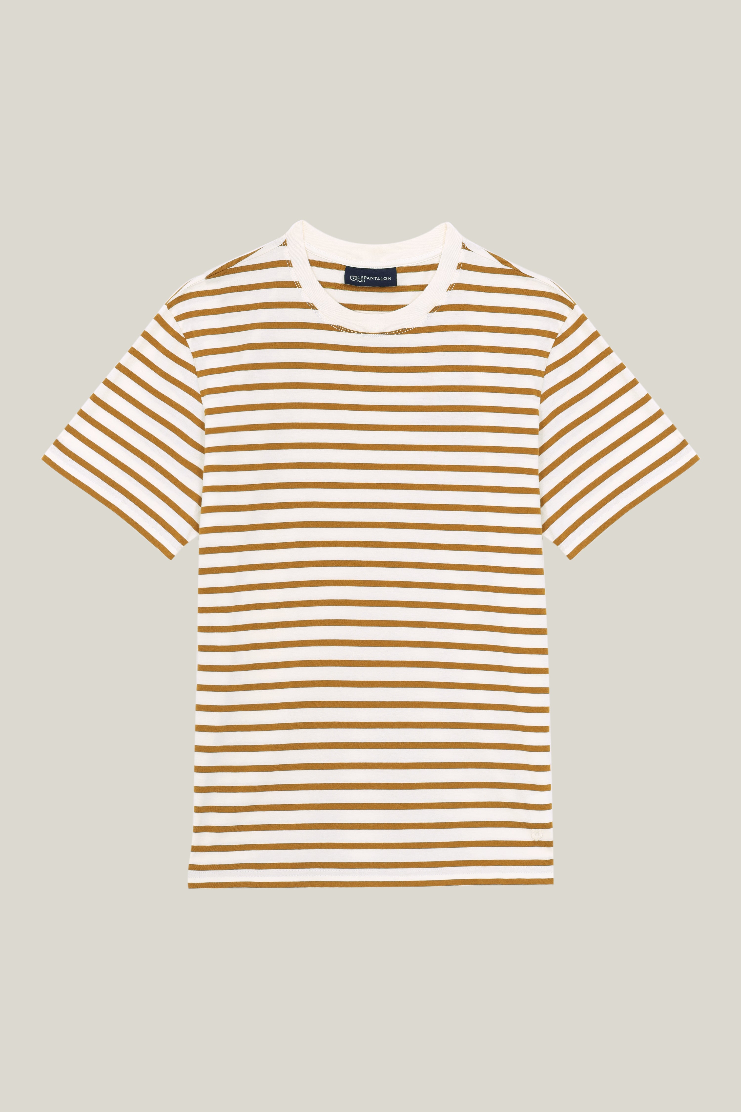 Tee-shirt Marinière Camel