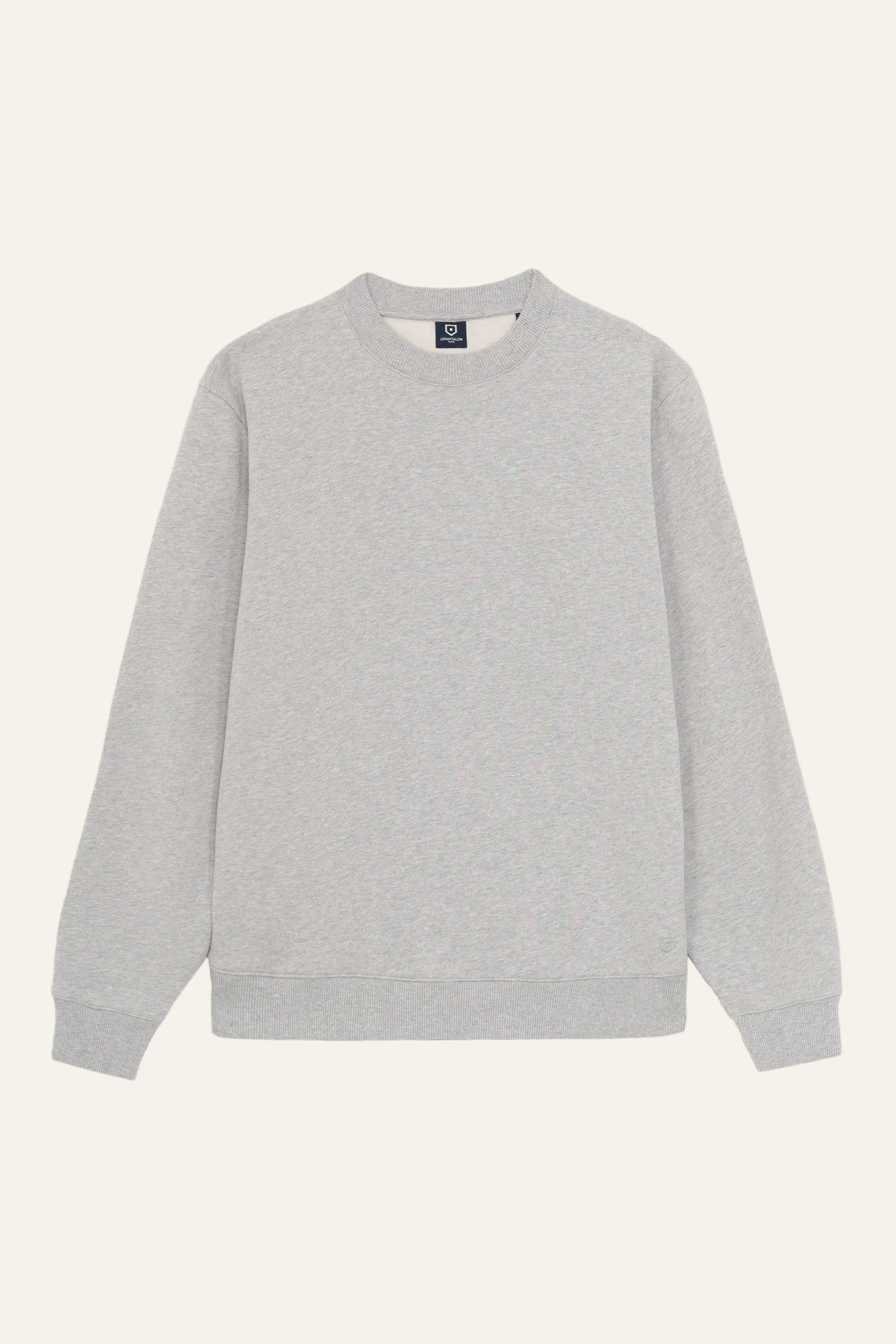 Sweat gris chiné
