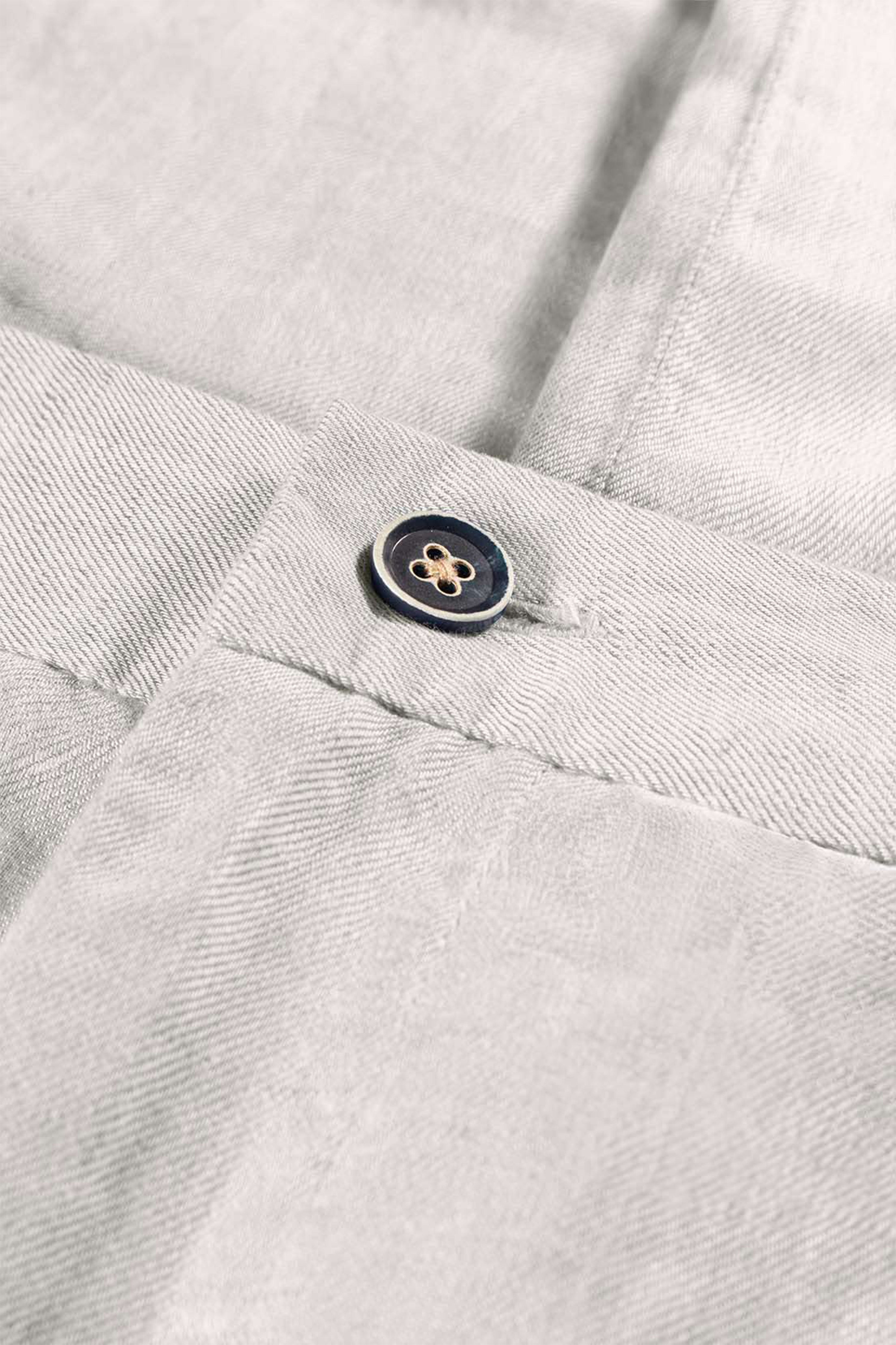 Pantalon à pinces léger gris clair